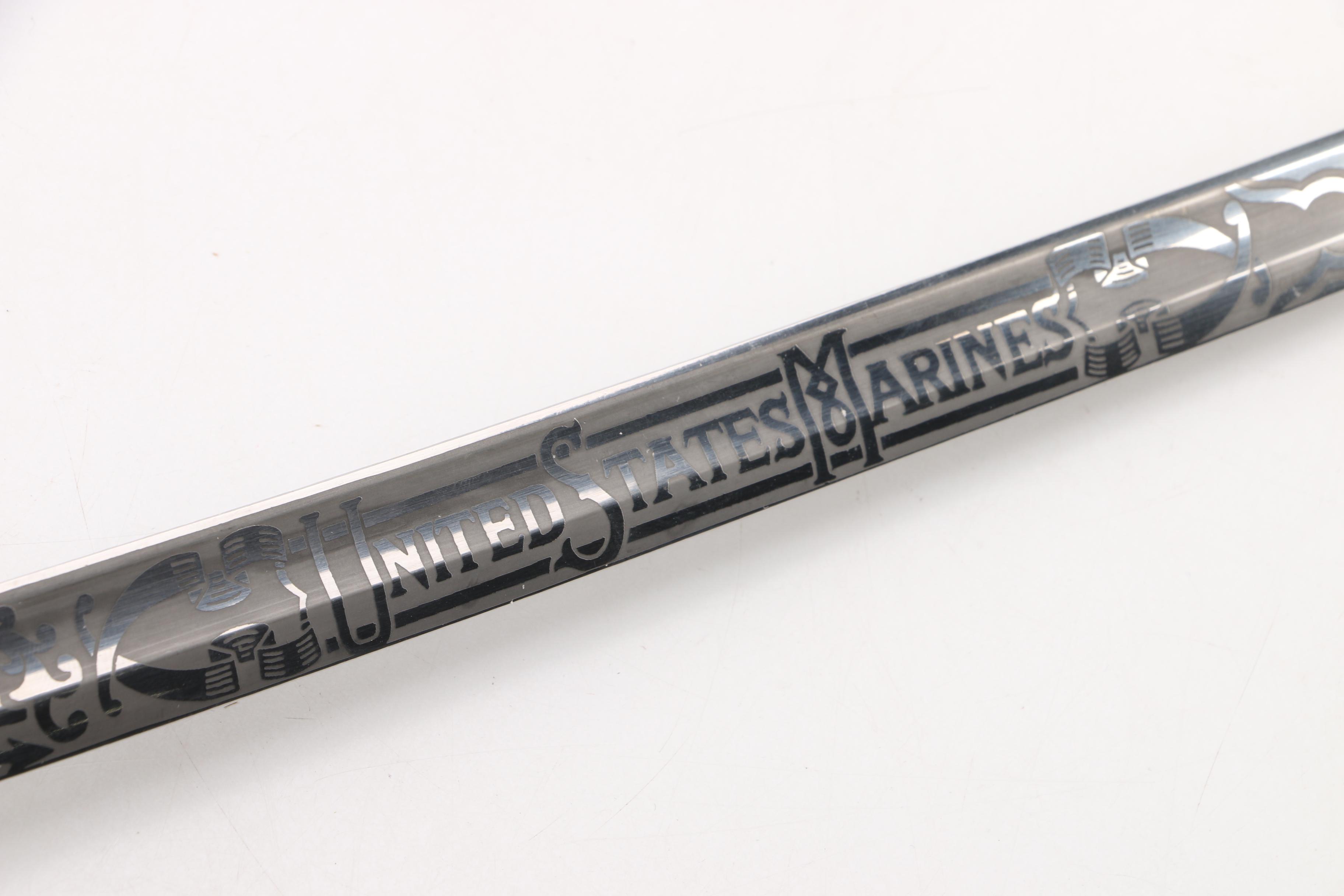 U.S. Marines NCO Presentation Sword and Scabbard