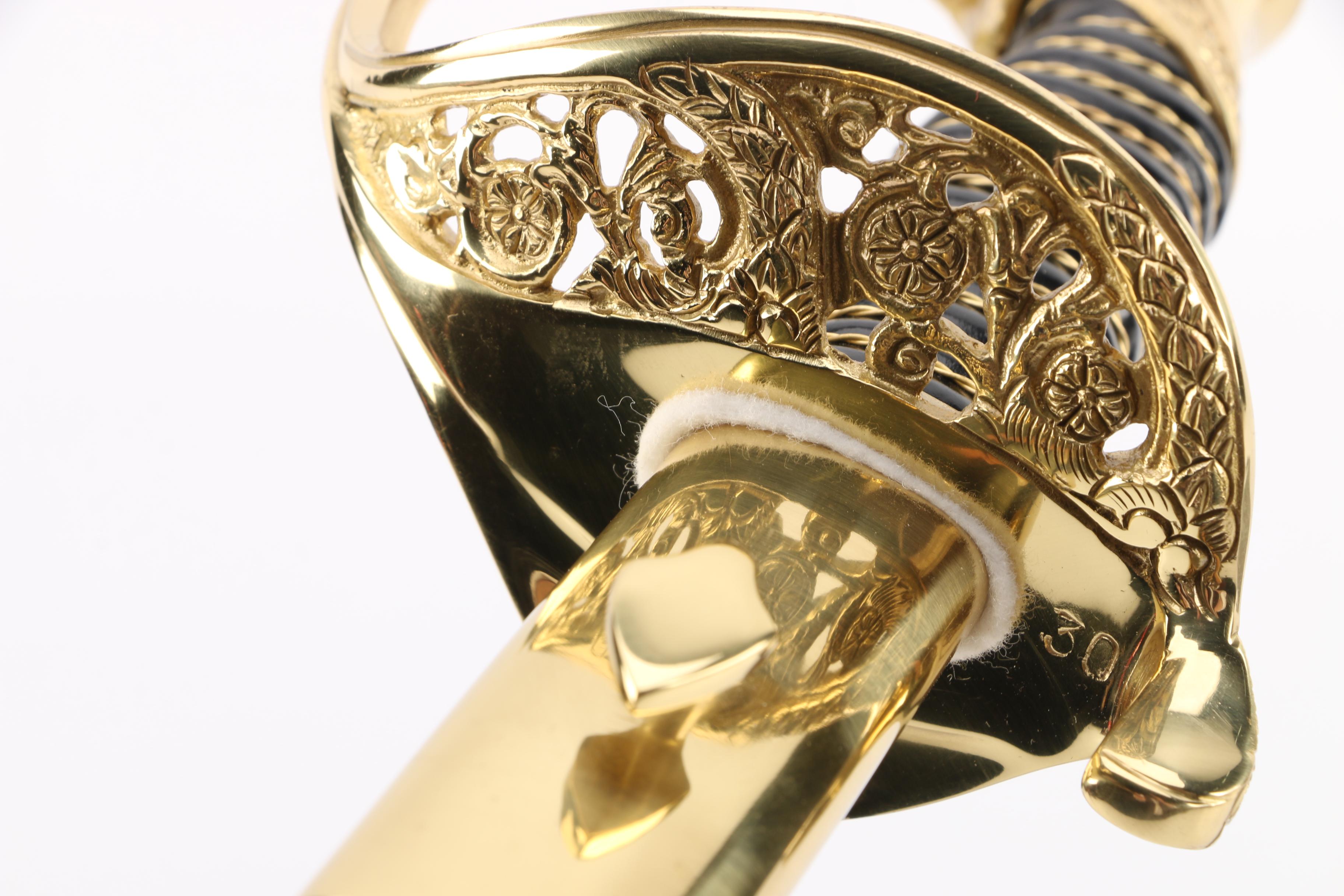 U.S. Marines NCO Presentation Sword and Scabbard