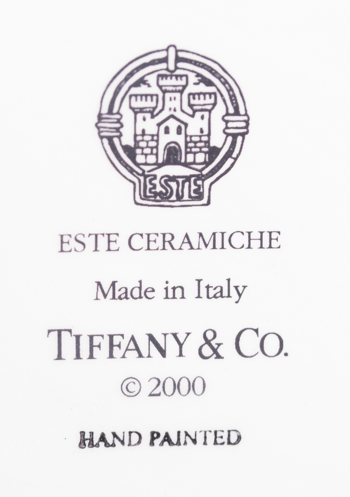 Tiffany & Co. Floral Ceramic Vase