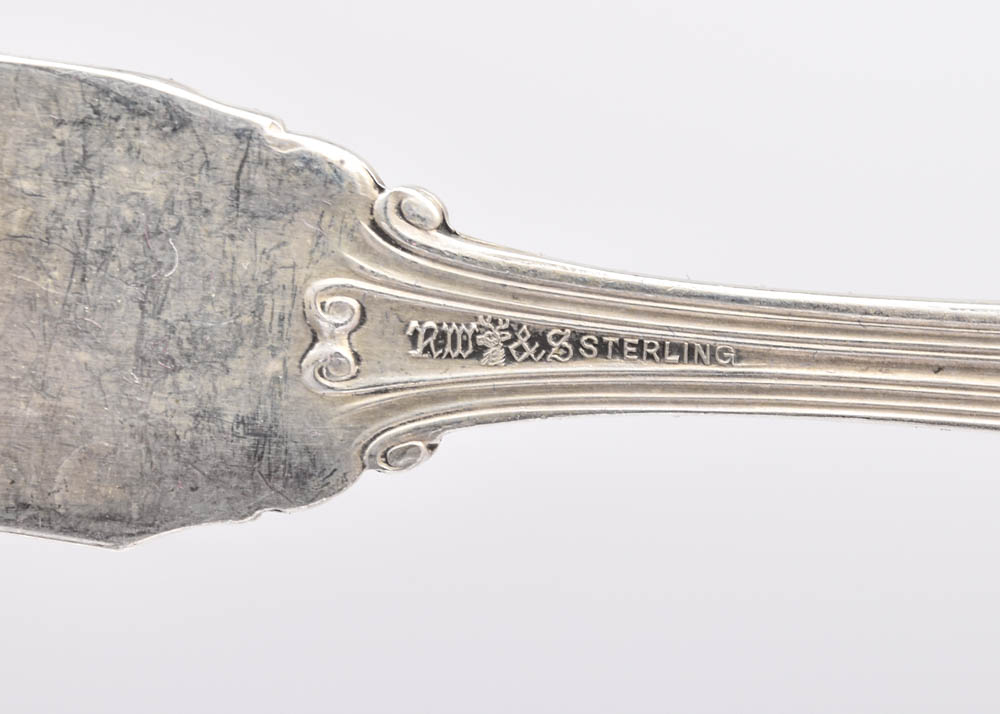 Antique R. Wallace and Sons Sterling Silver "Corinthian" Flatware Set