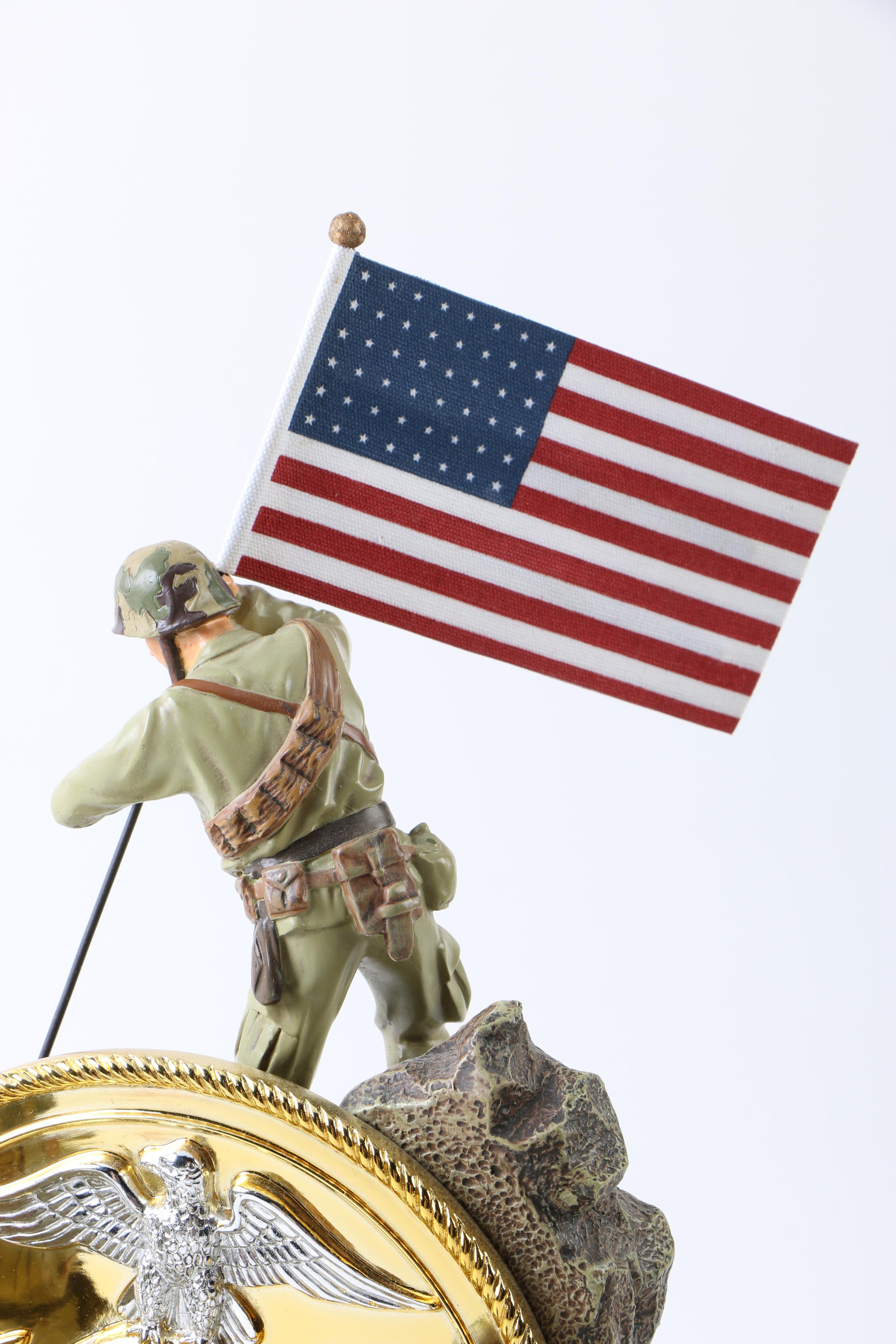 Bradford Exchange "Symbols of Courage" United States Marine Corp Figurine