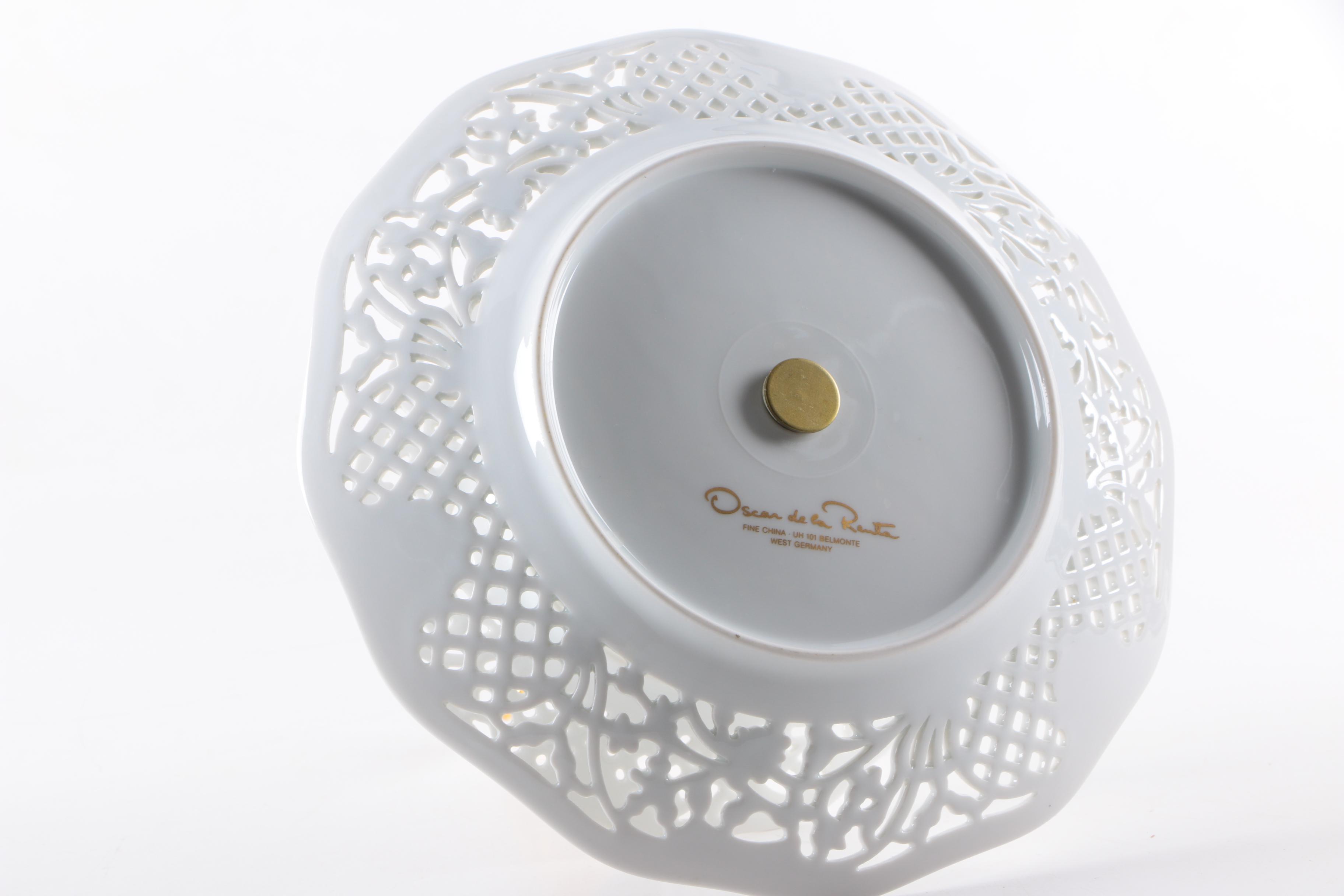 Oscar de la Renta "Belmonte" Two Tier Serving Tray