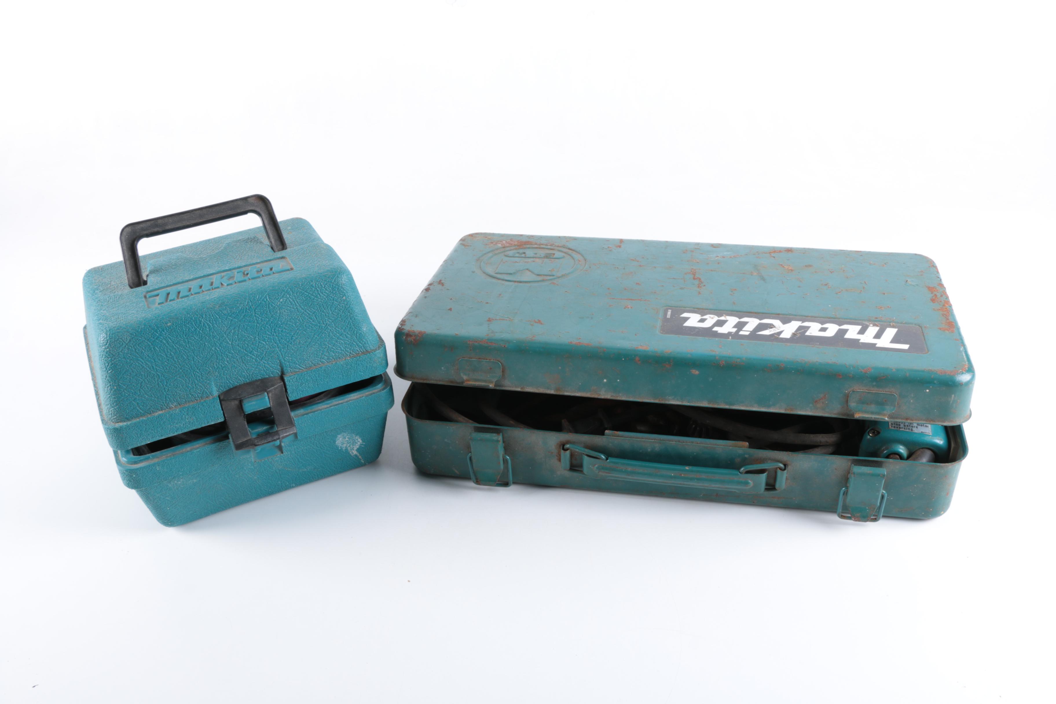 Makita Hammer Drill and Electric 1/4 Sheet Finishing Sander