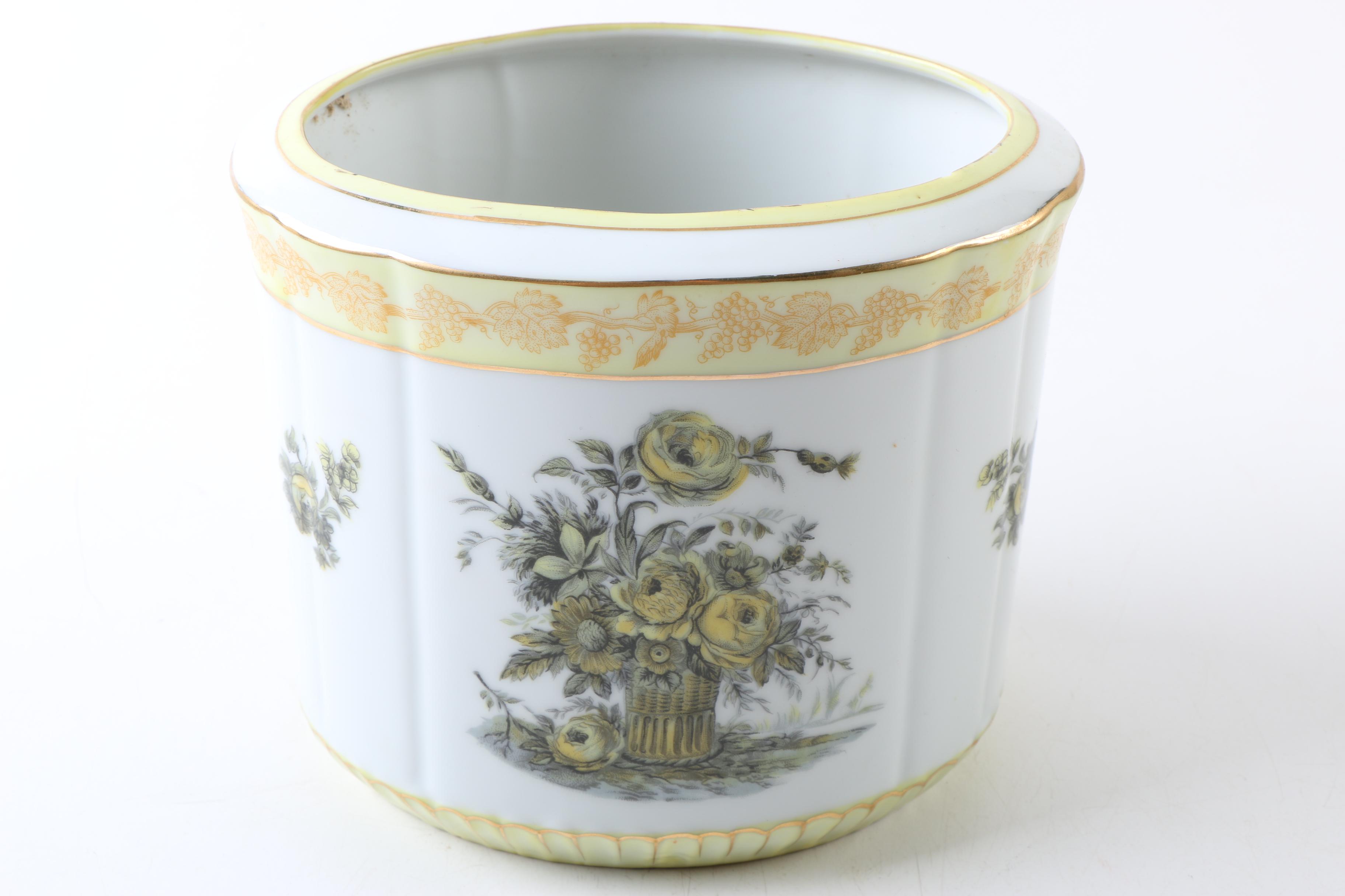 Antique W.H. Grindley "Brussels" Dish with Vanity Accessories