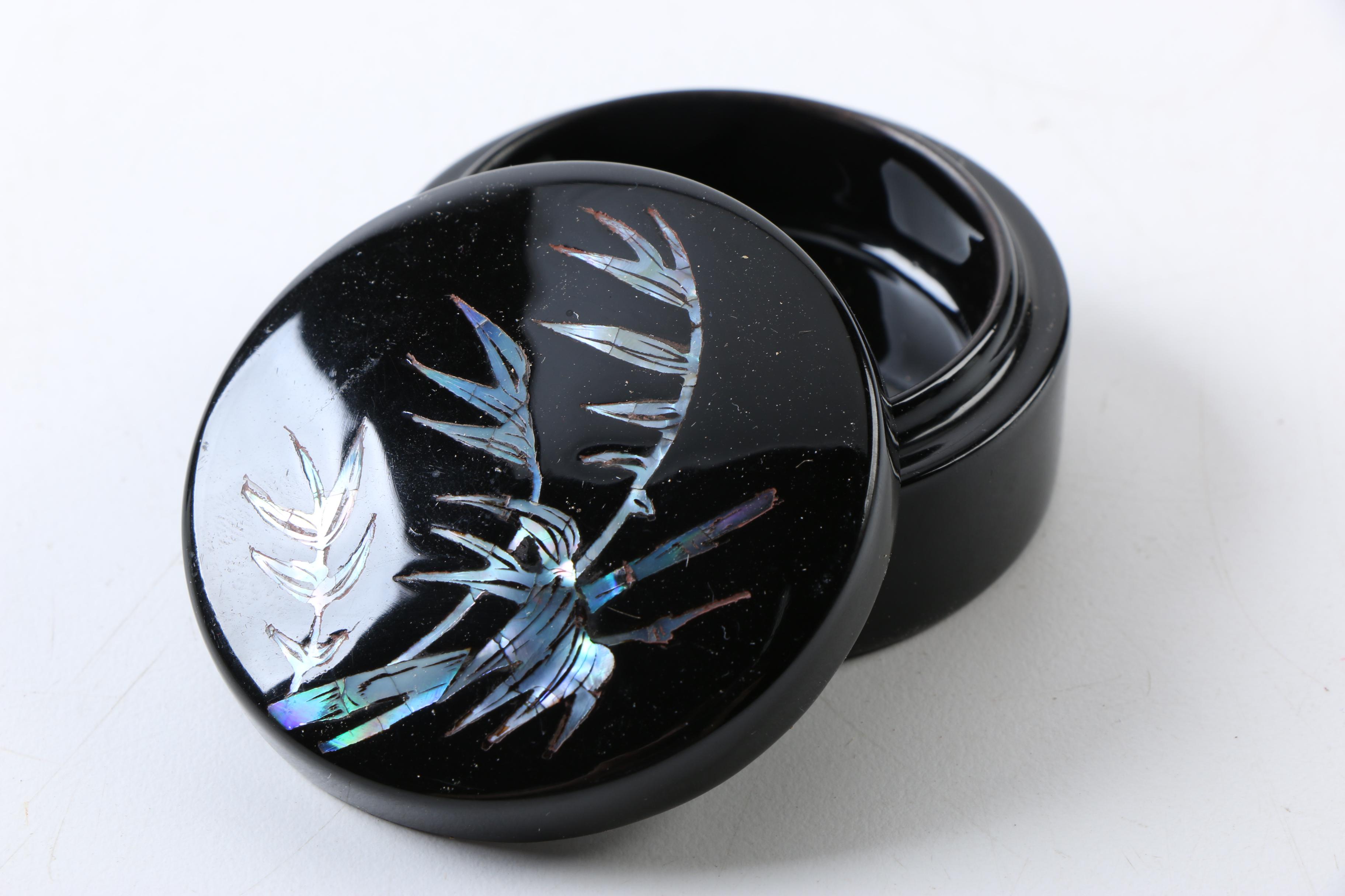 Antique W.H. Grindley "Brussels" Dish with Vanity Accessories