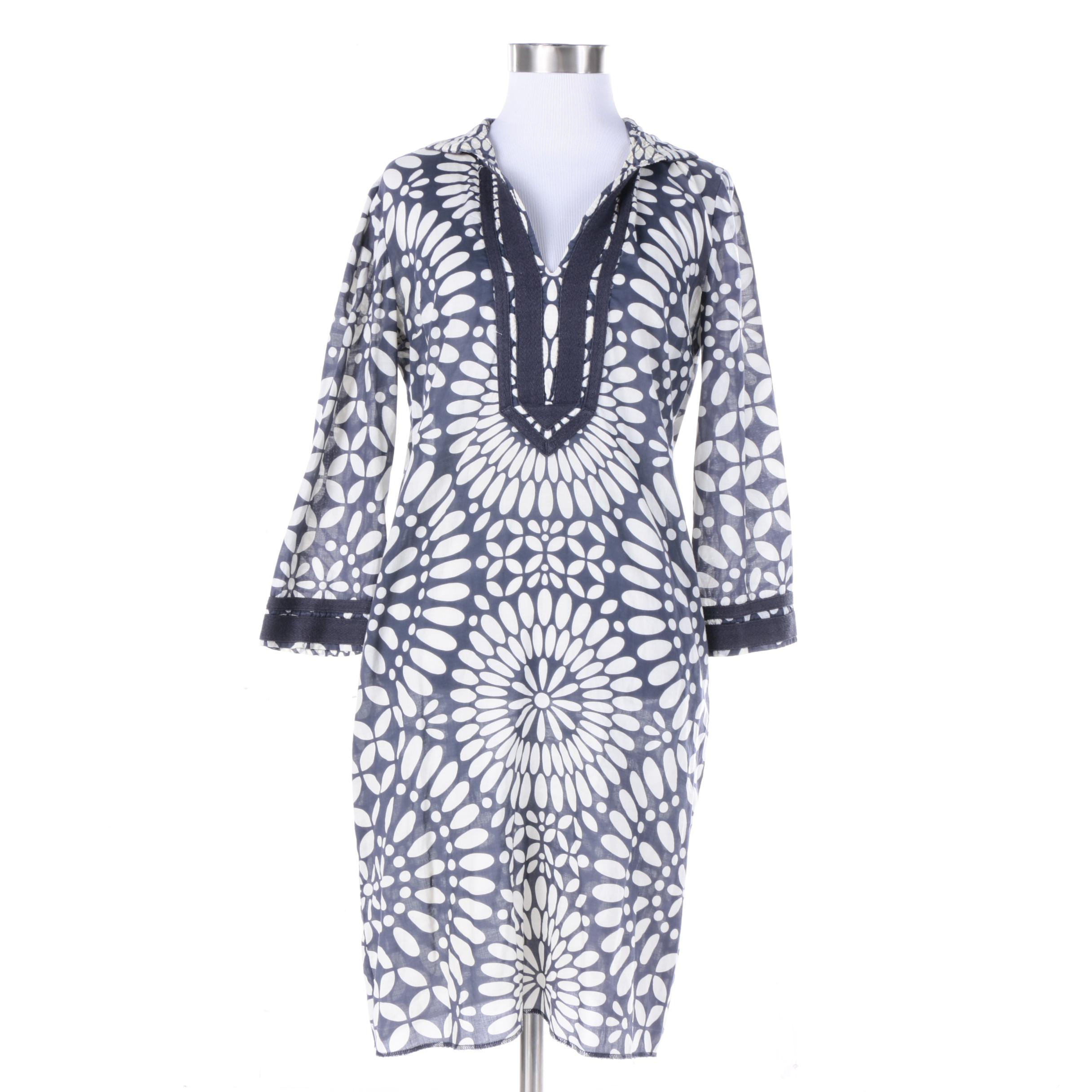 Tory Burch Printed Cotton Tunic Dress