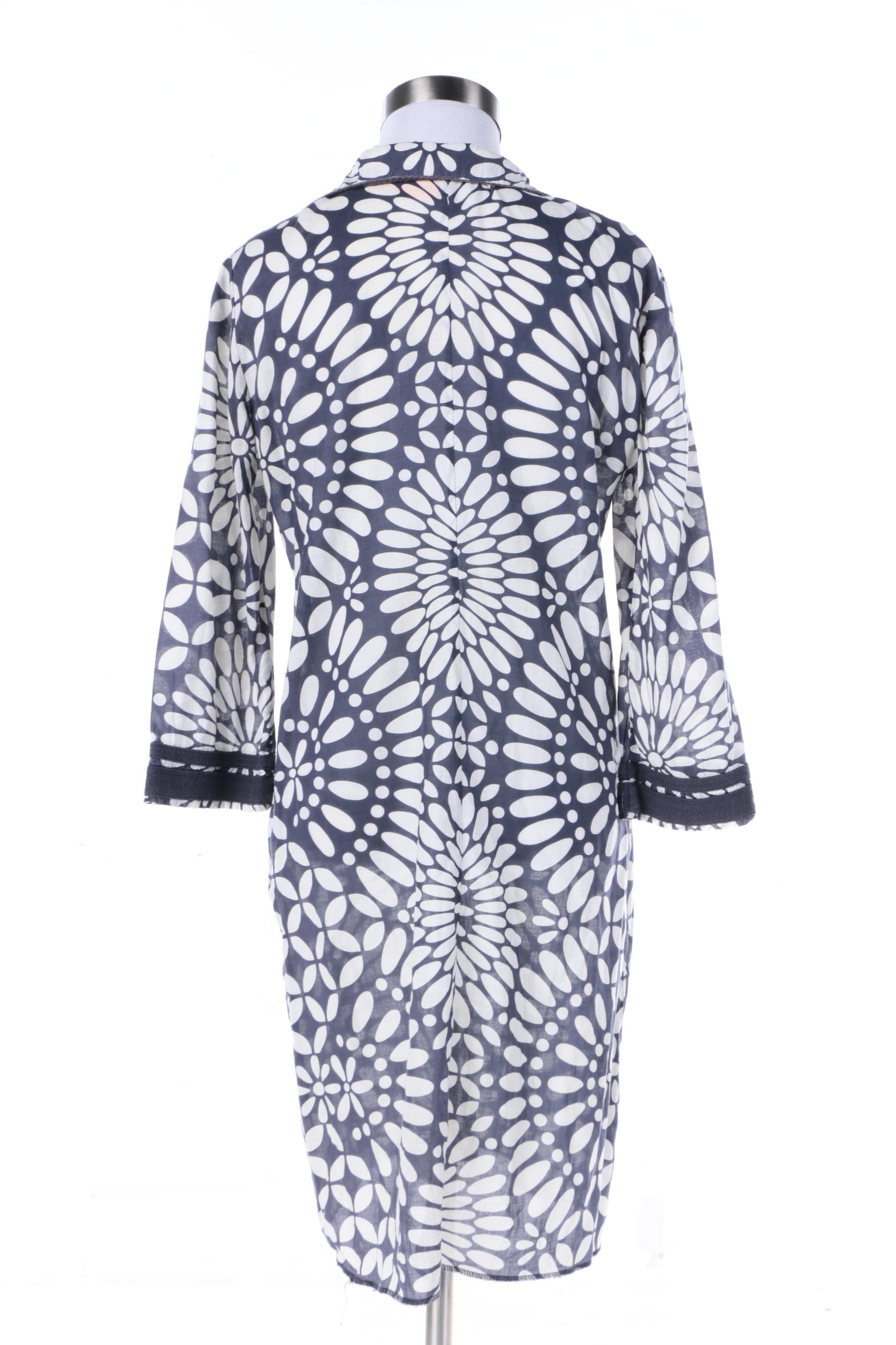 Tory Burch Printed Cotton Tunic Dress