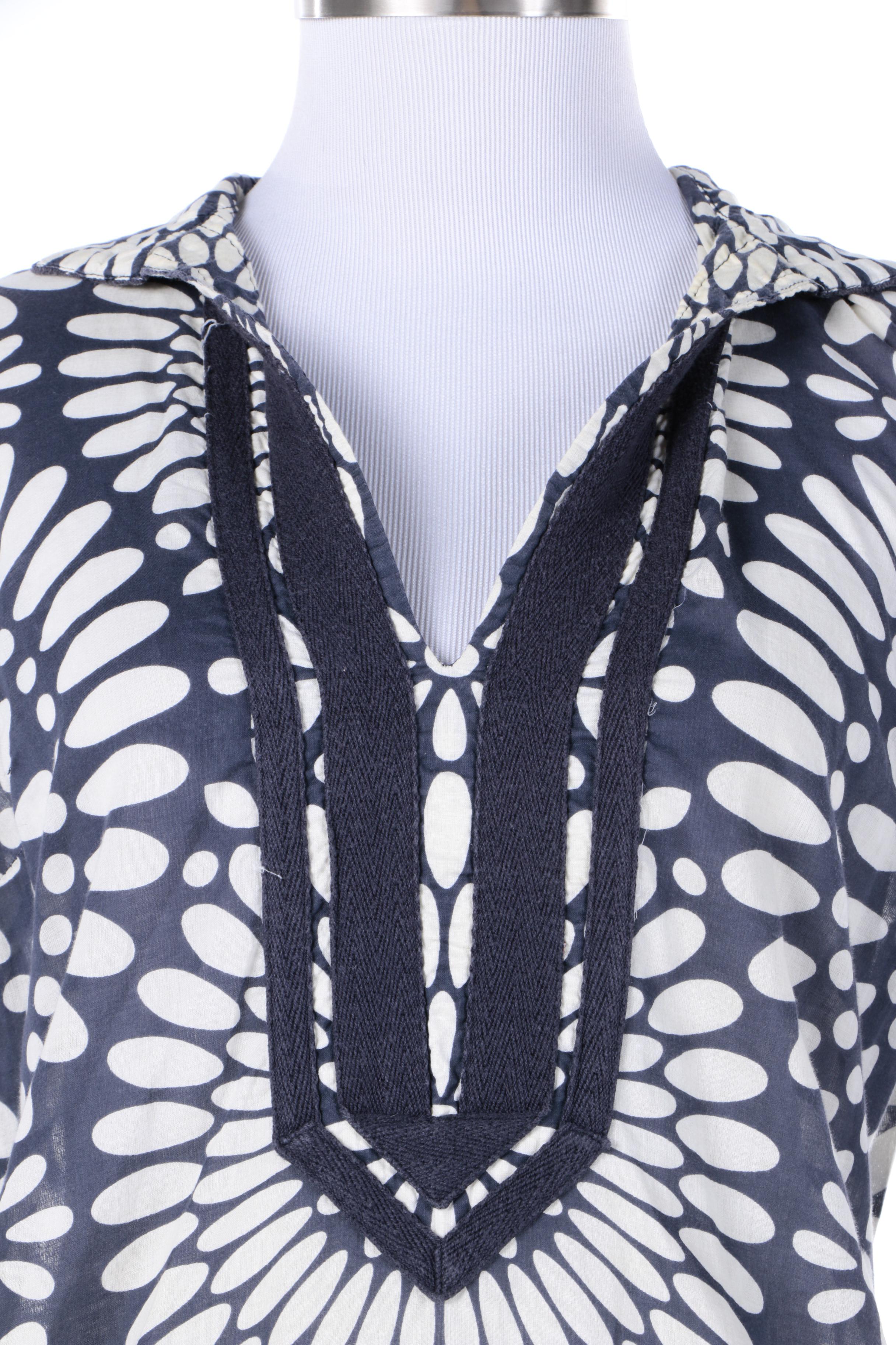 Tory Burch Printed Cotton Tunic Dress