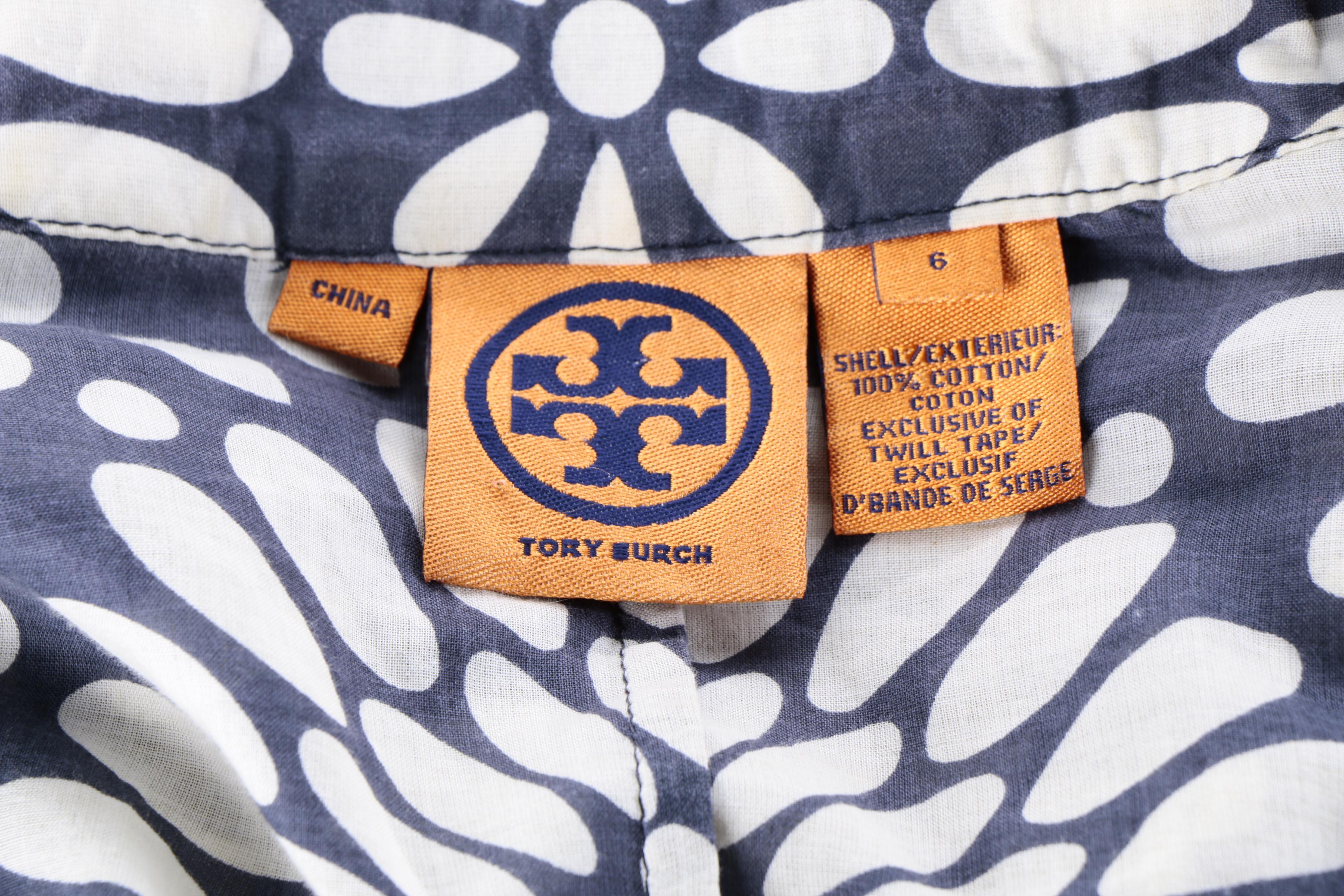 Tory Burch Printed Cotton Tunic Dress