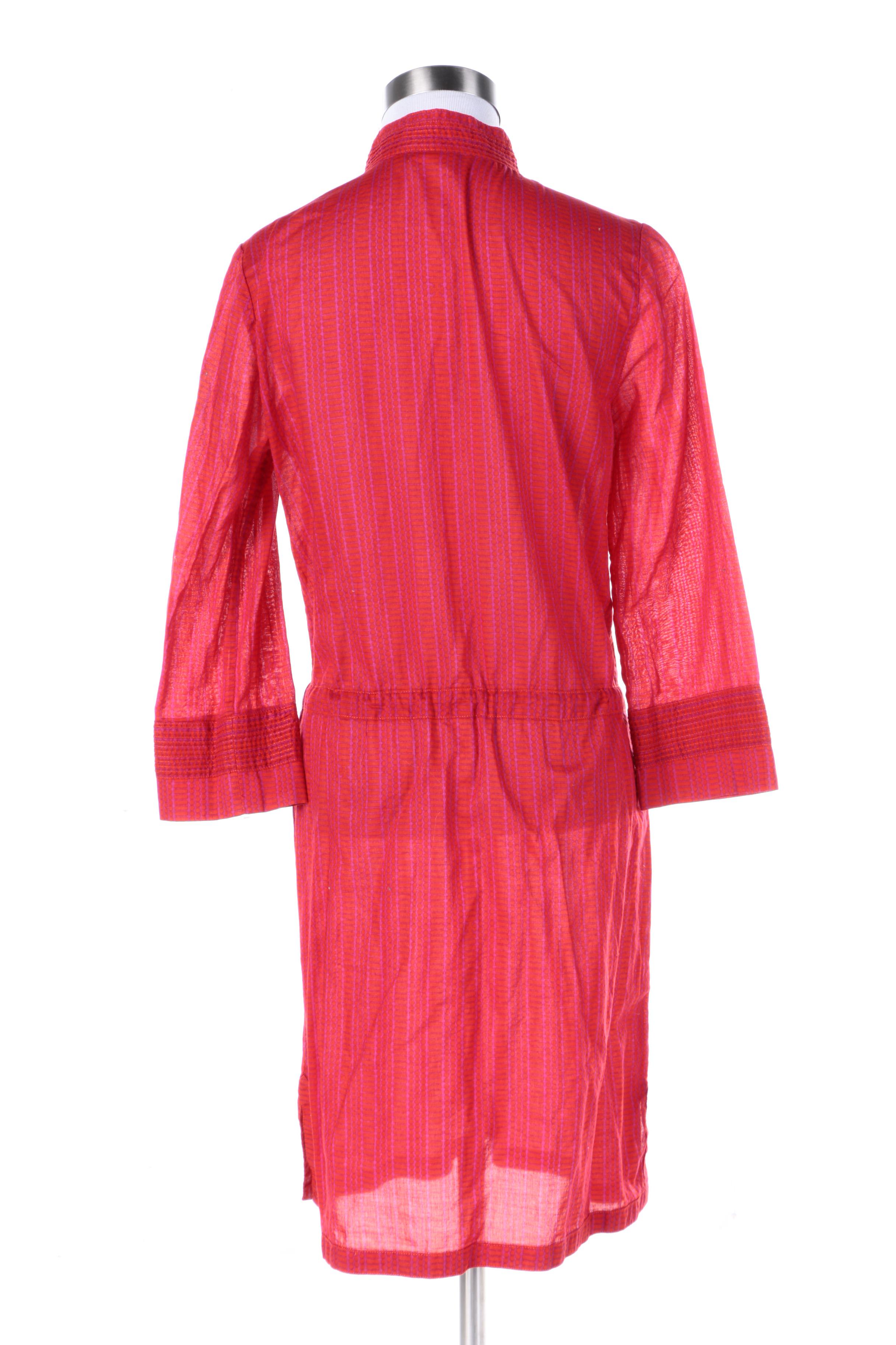 Tory Burch Printed Cotton Tunic Dress