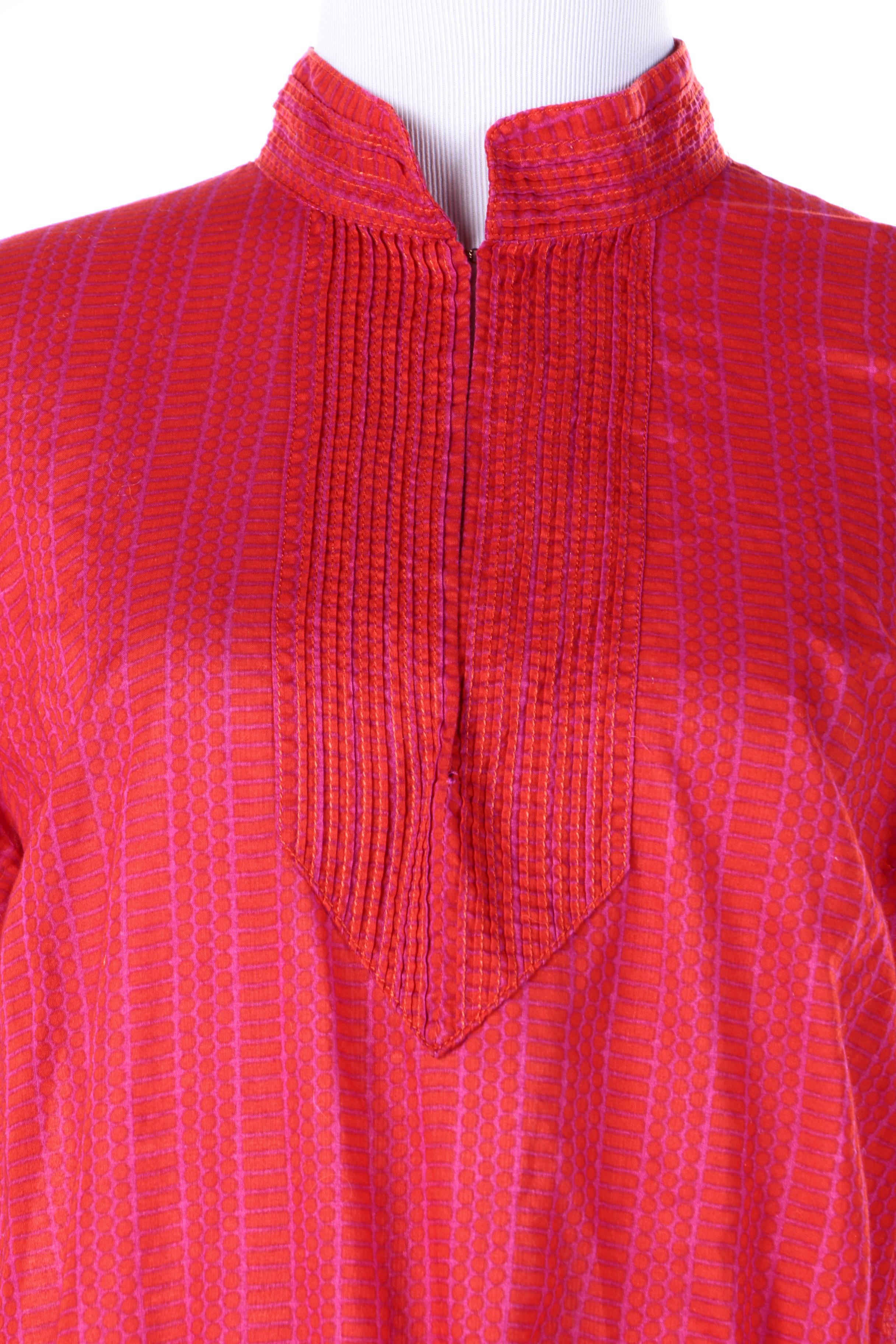 Tory Burch Printed Cotton Tunic Dress