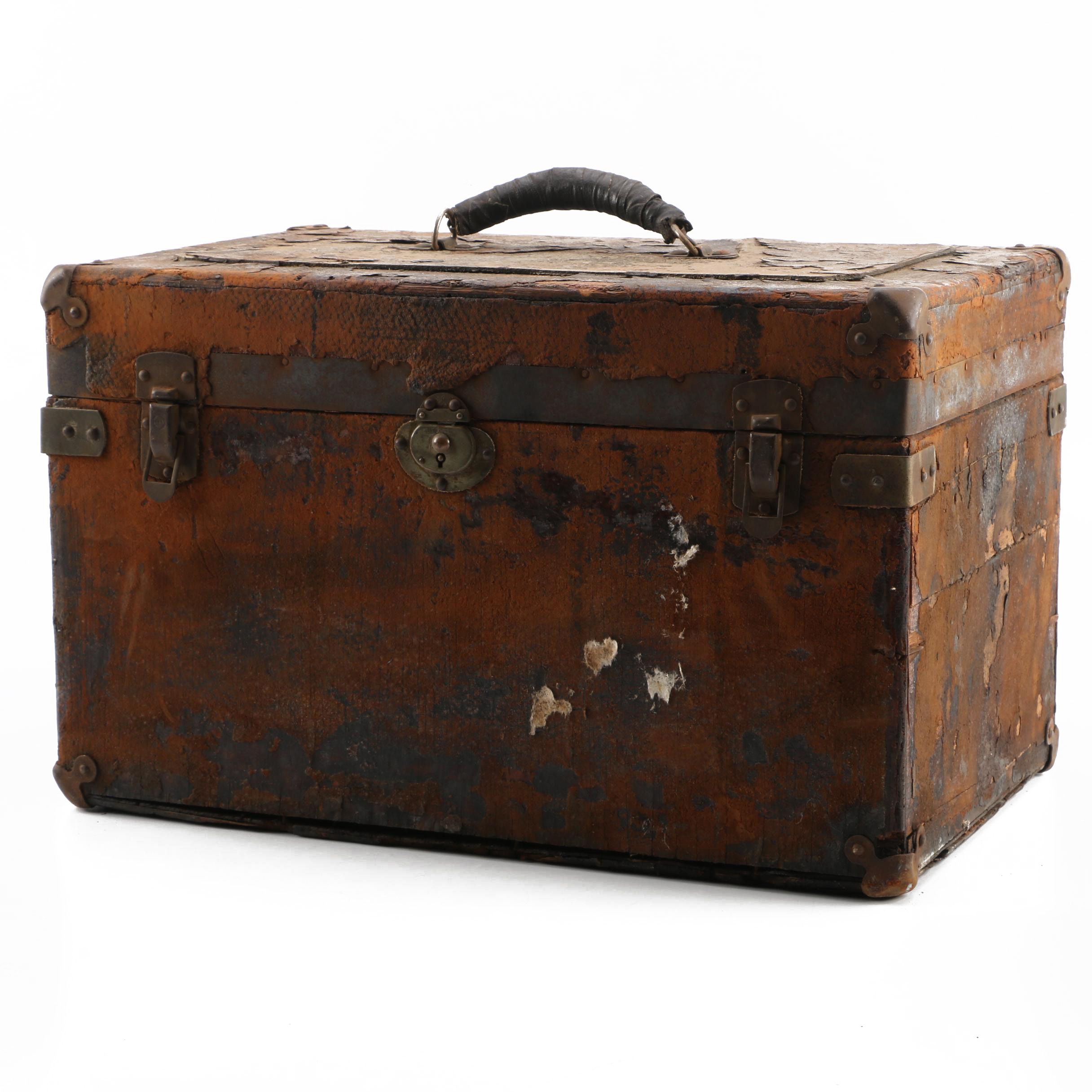 Antique F. Lange Chemnitzer Concertina with Case