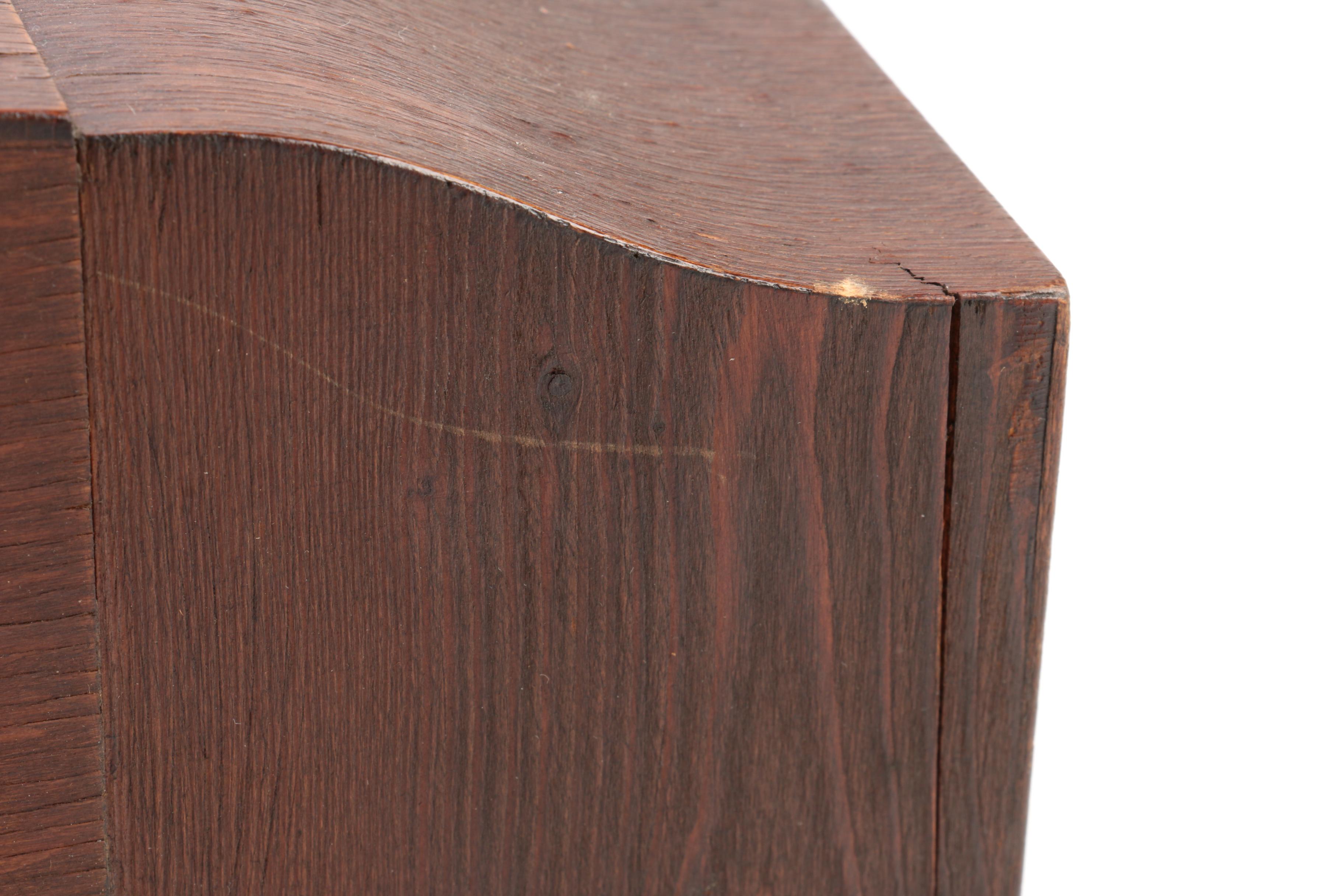 Baduf Art Deco Wood Mantel Clock