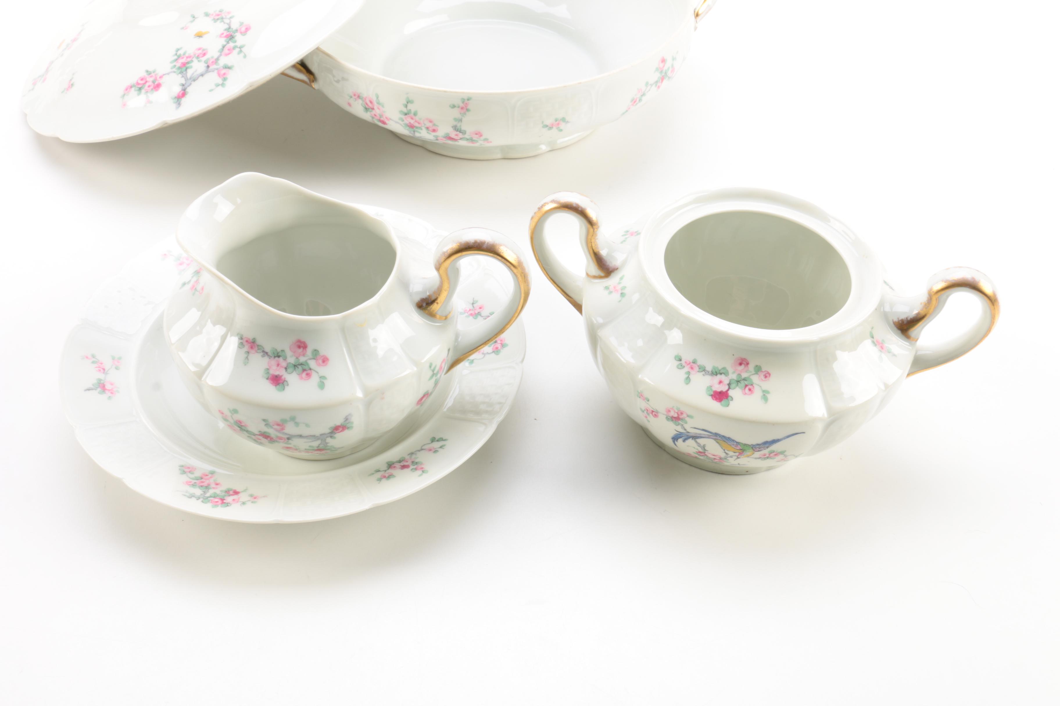 Antique Limoges Porcelain Serveware