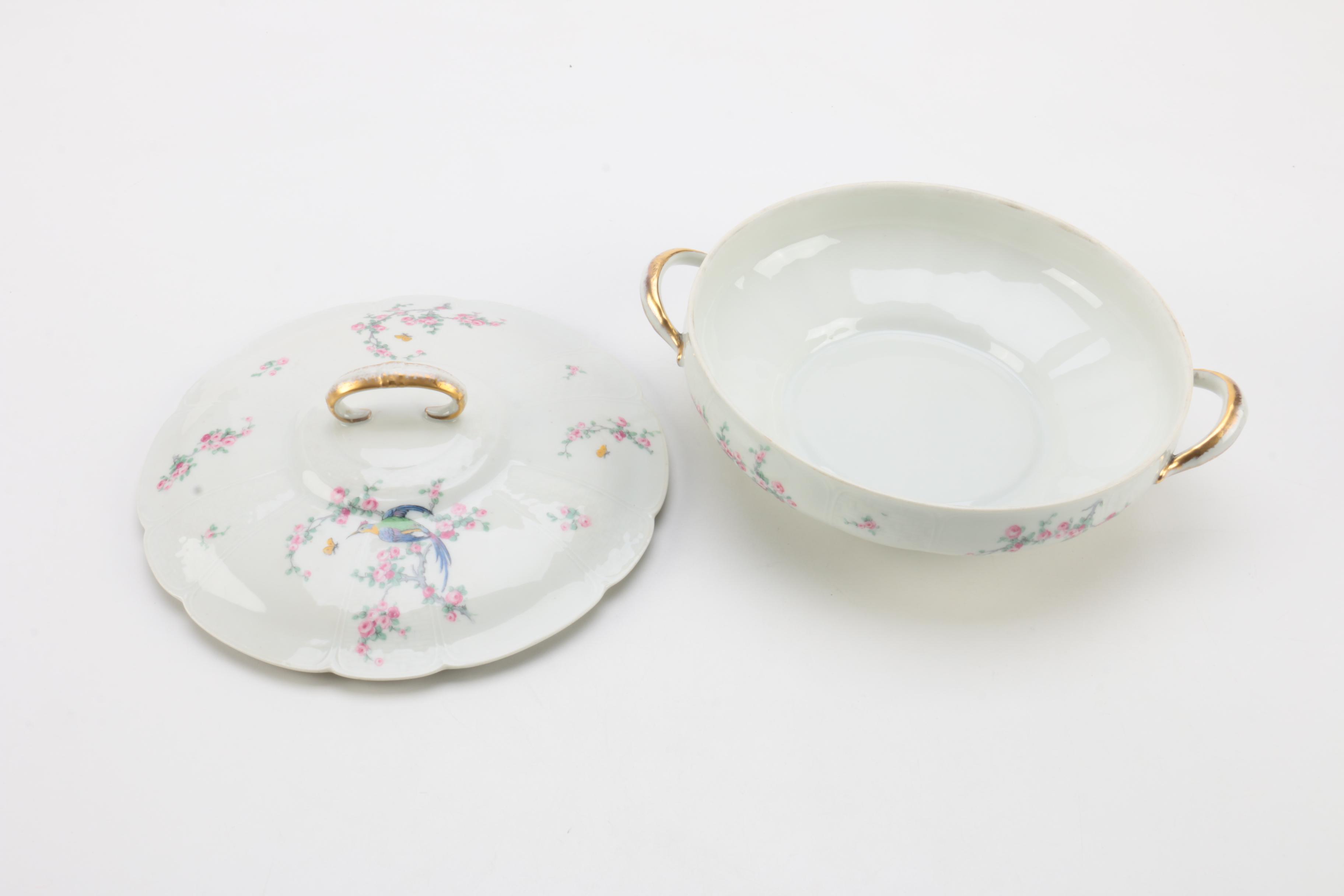 Antique Limoges Porcelain Serveware
