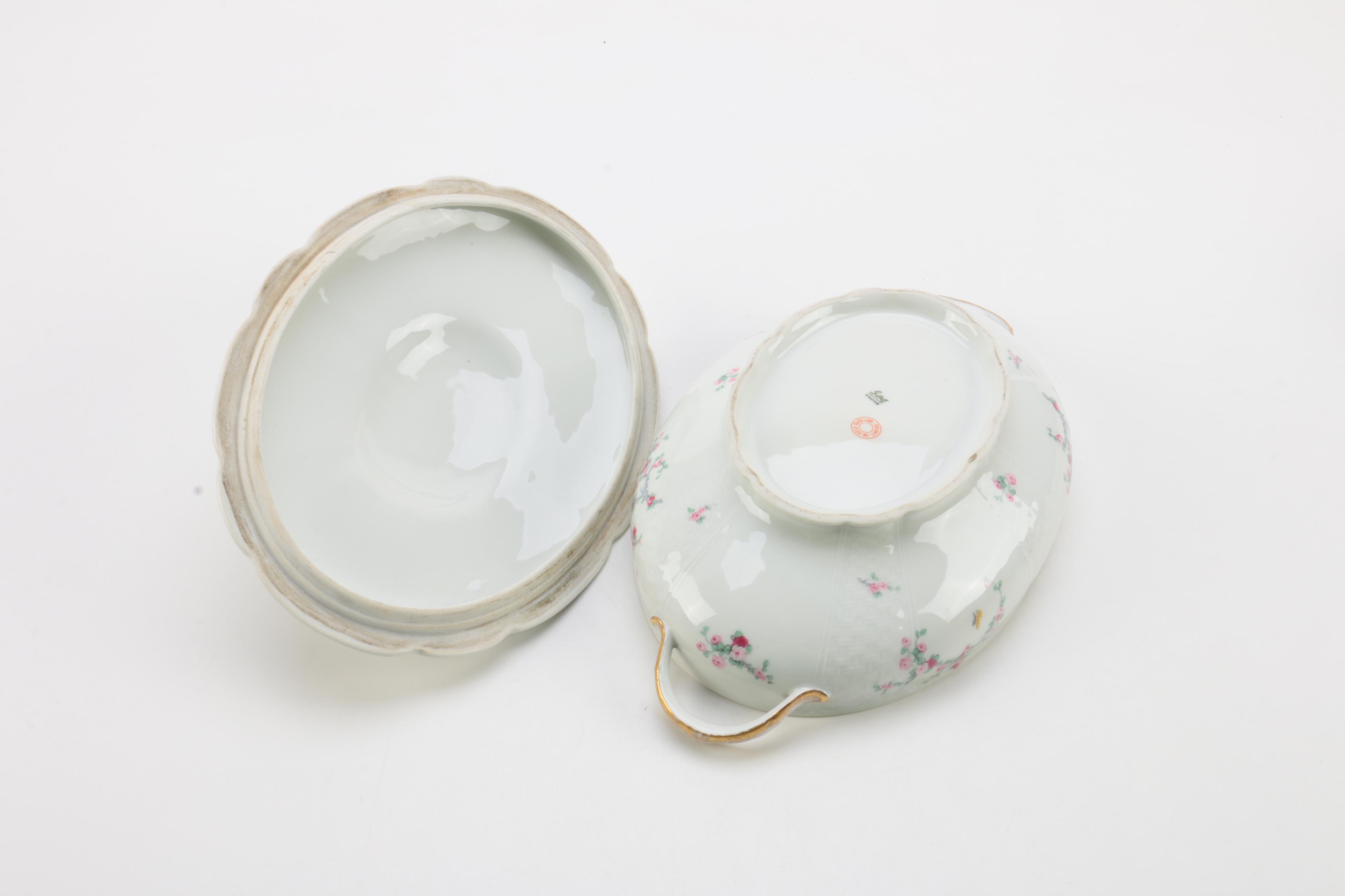 Antique Limoges Porcelain Serveware