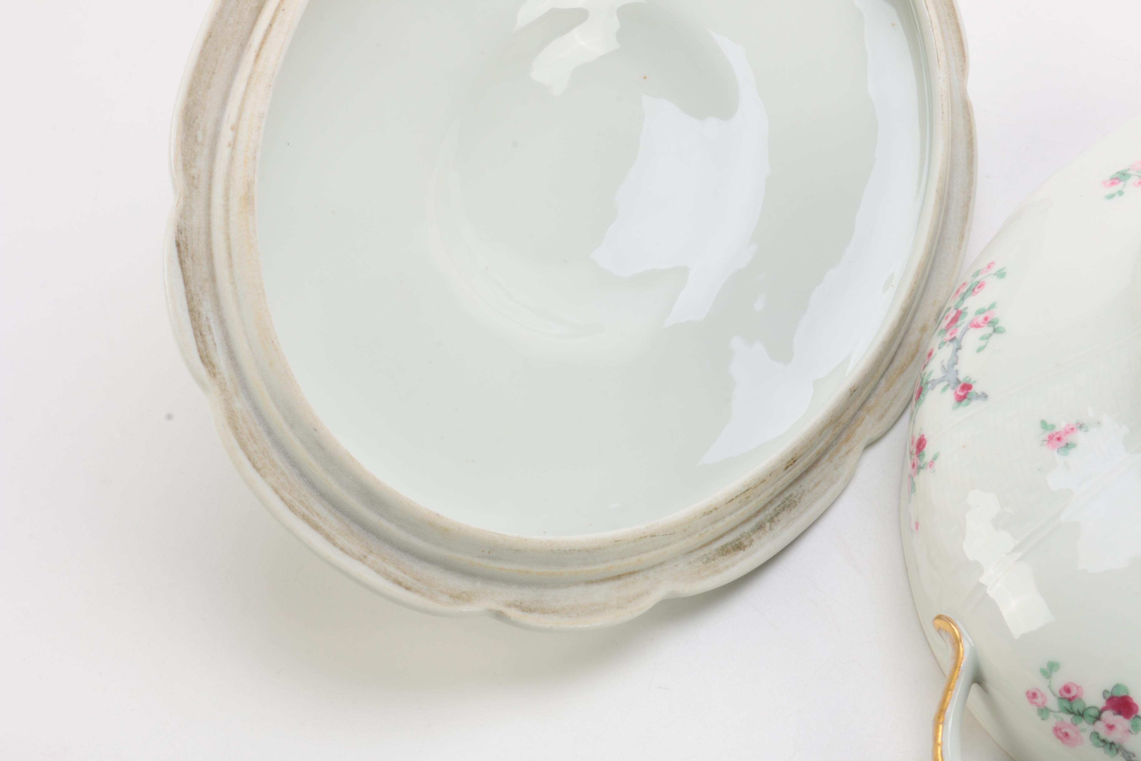 Antique Limoges Porcelain Serveware