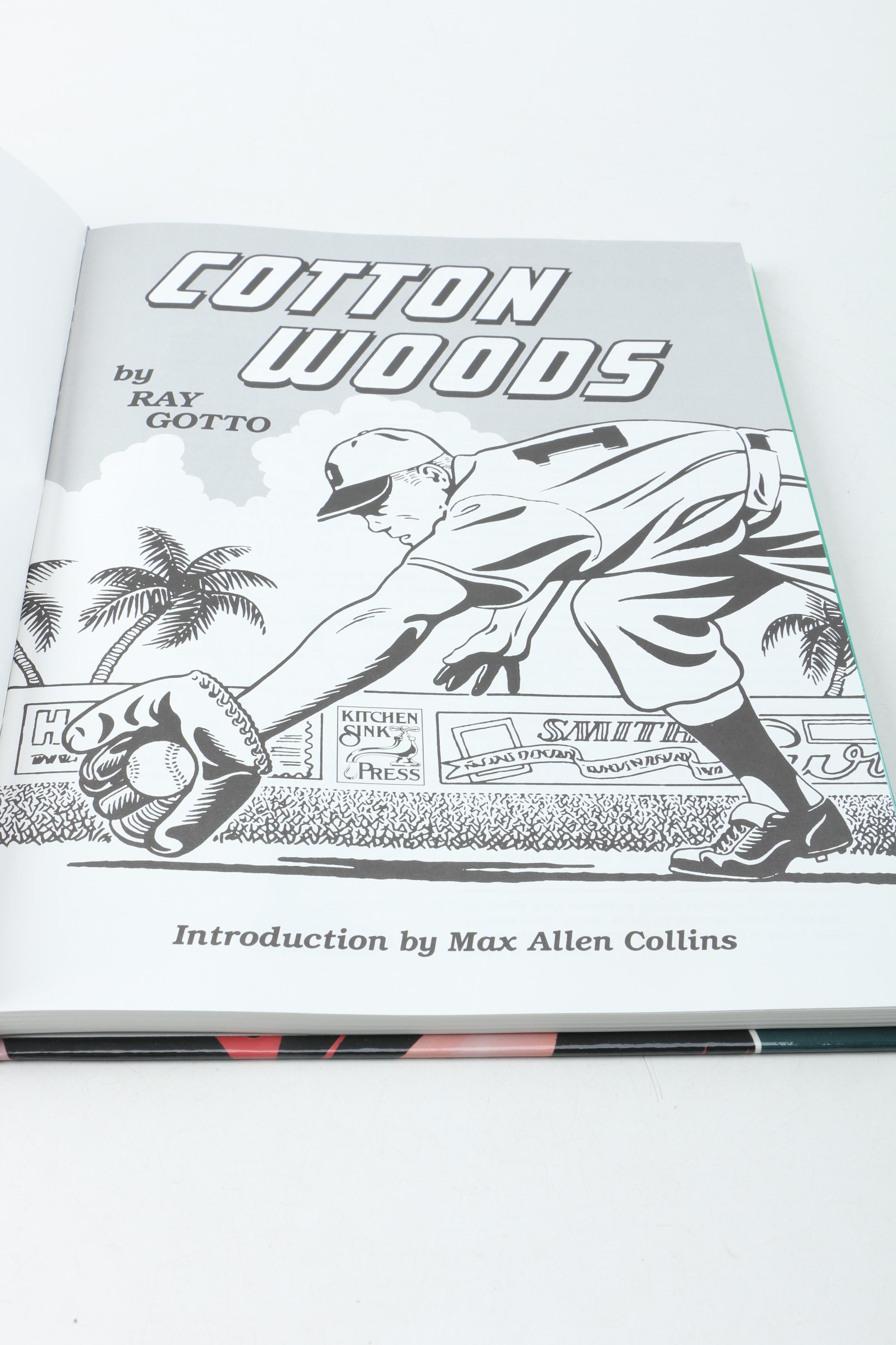 1991 "Cotton Woods" by Ray Gotto Hardcover Graphic Novel