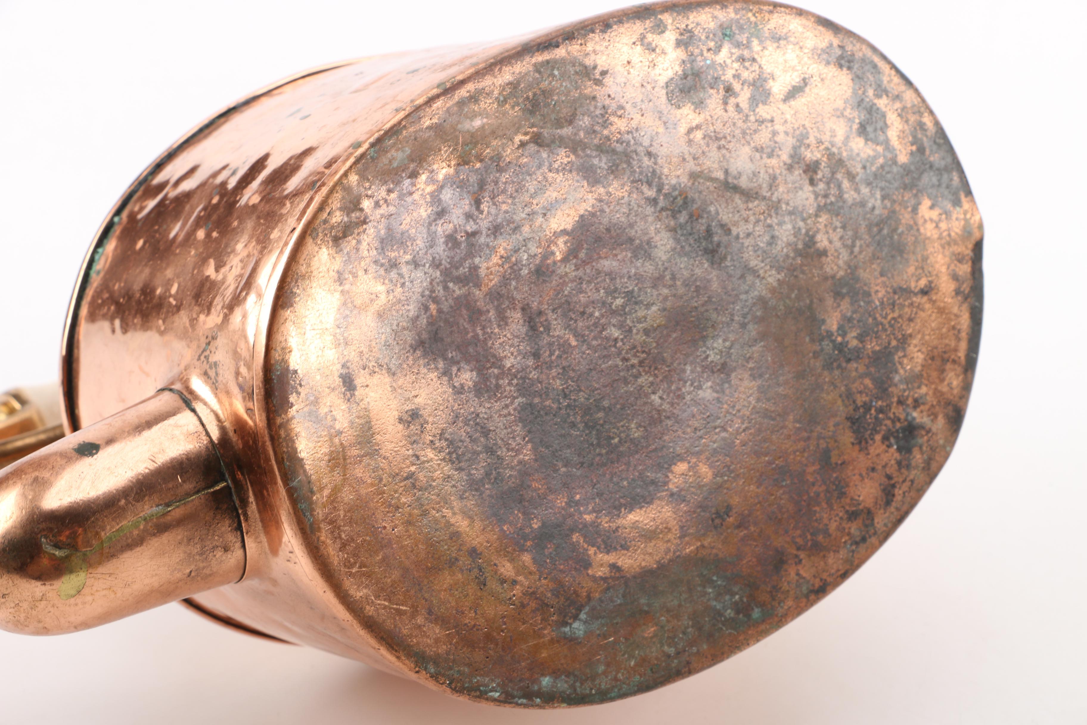 Vintage Copper Kettle and Pan