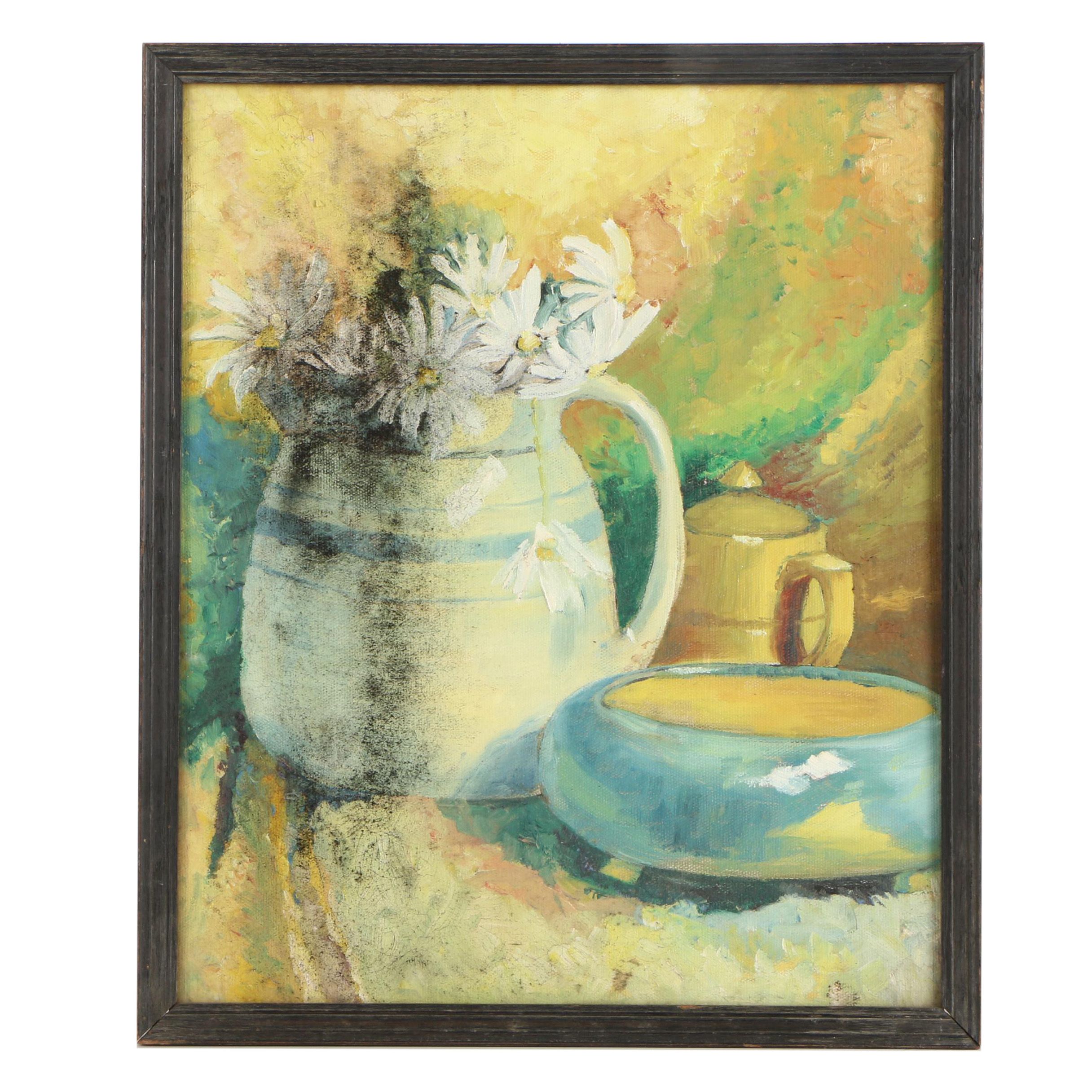 Still Life Oil Painting on Canvas Board