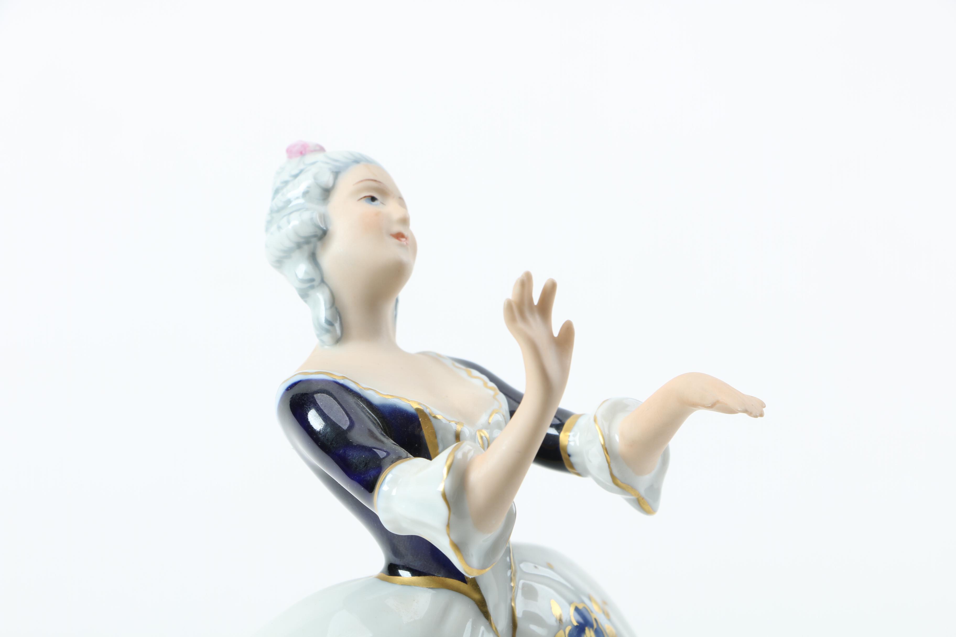 Vintage Royal Dux  Porcelain Figurines