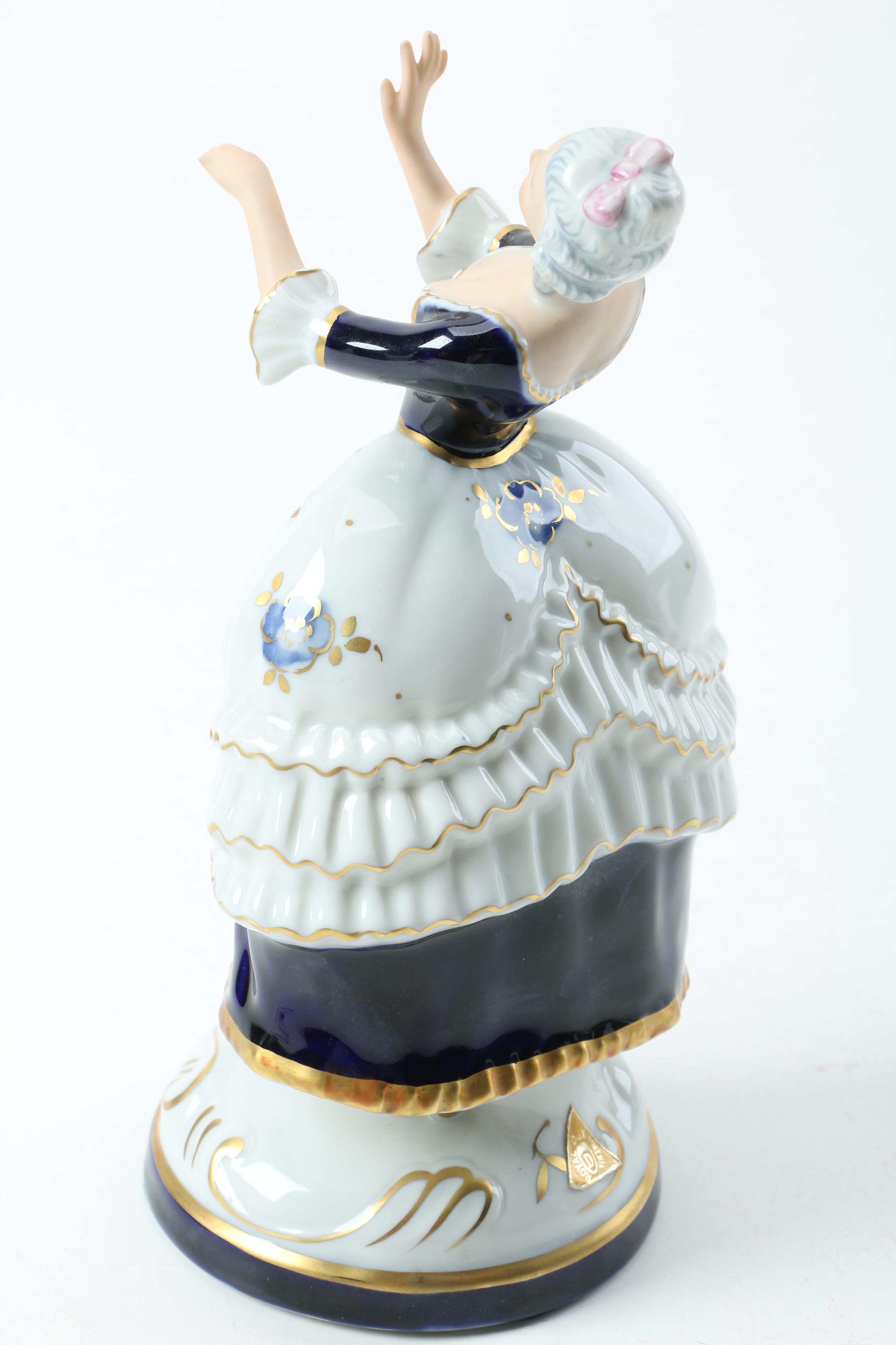 Vintage Royal Dux  Porcelain Figurines