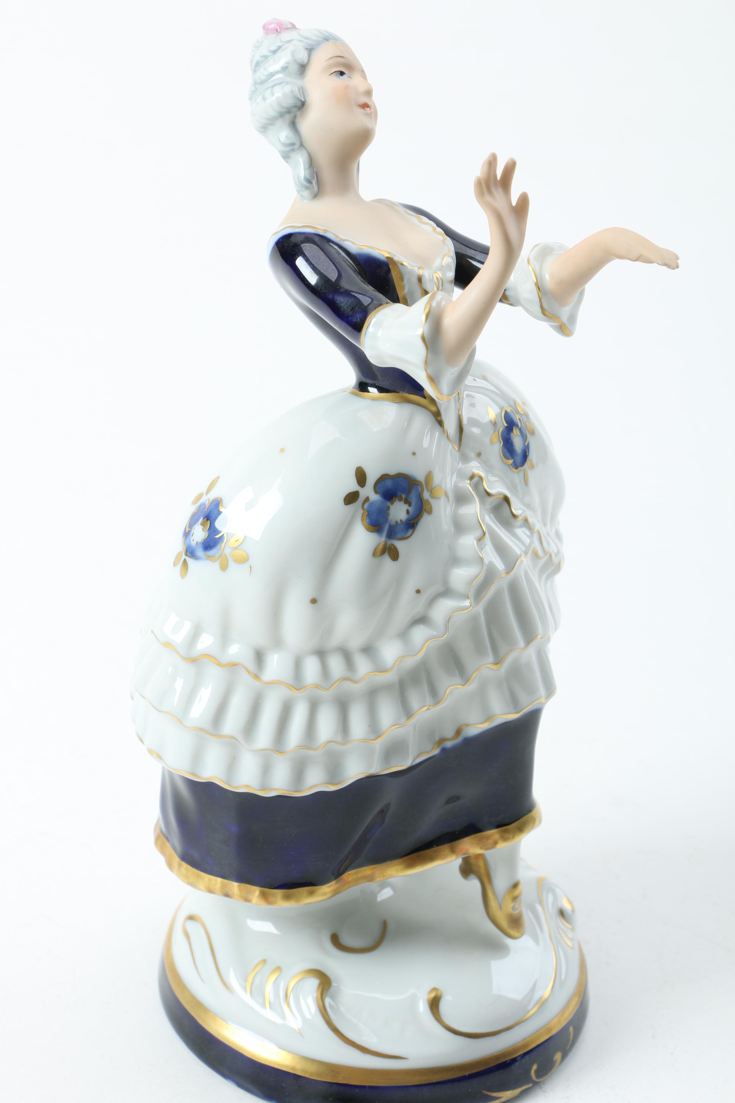 Vintage Royal Dux  Porcelain Figurines