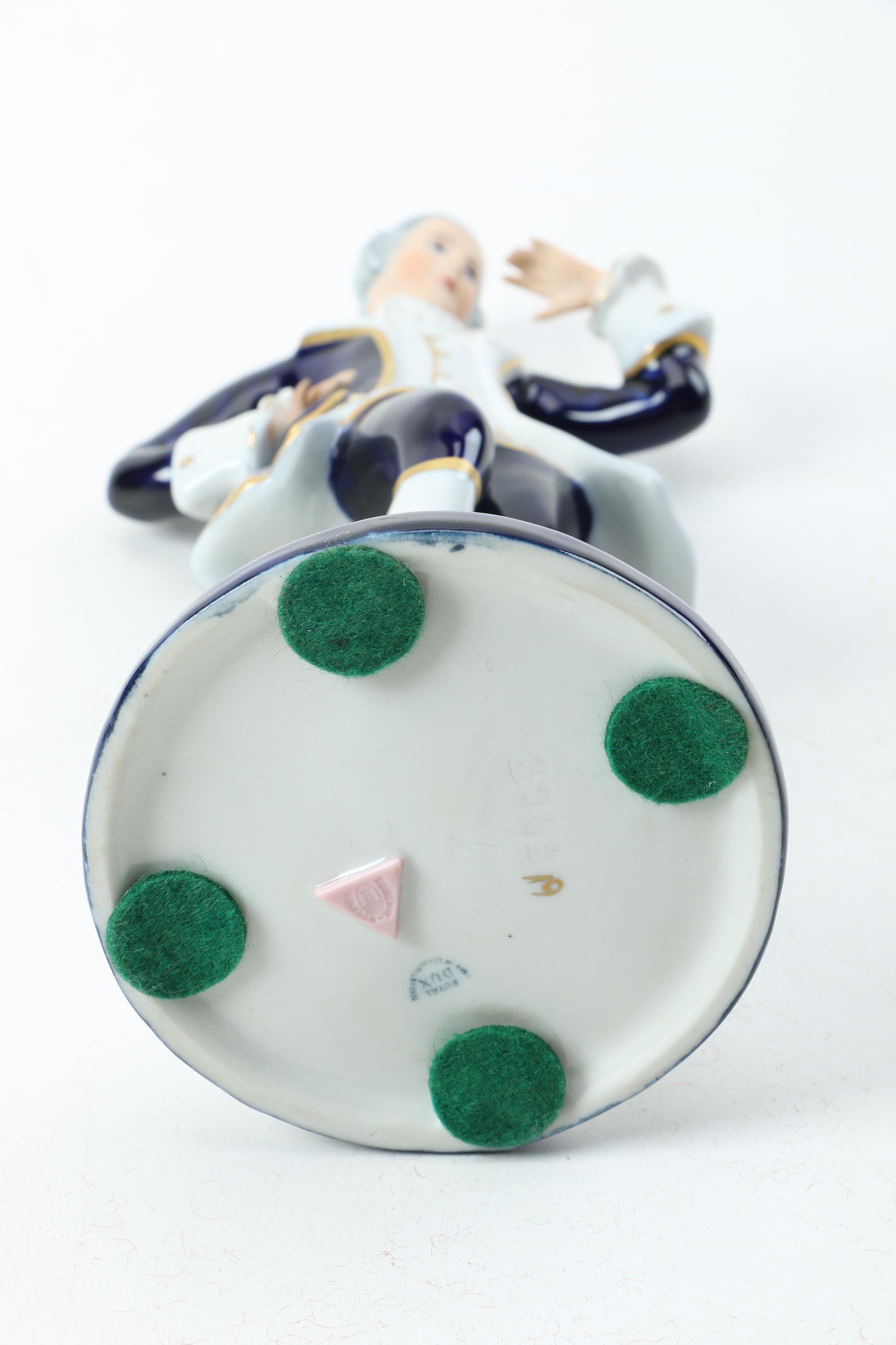 Vintage Royal Dux  Porcelain Figurines