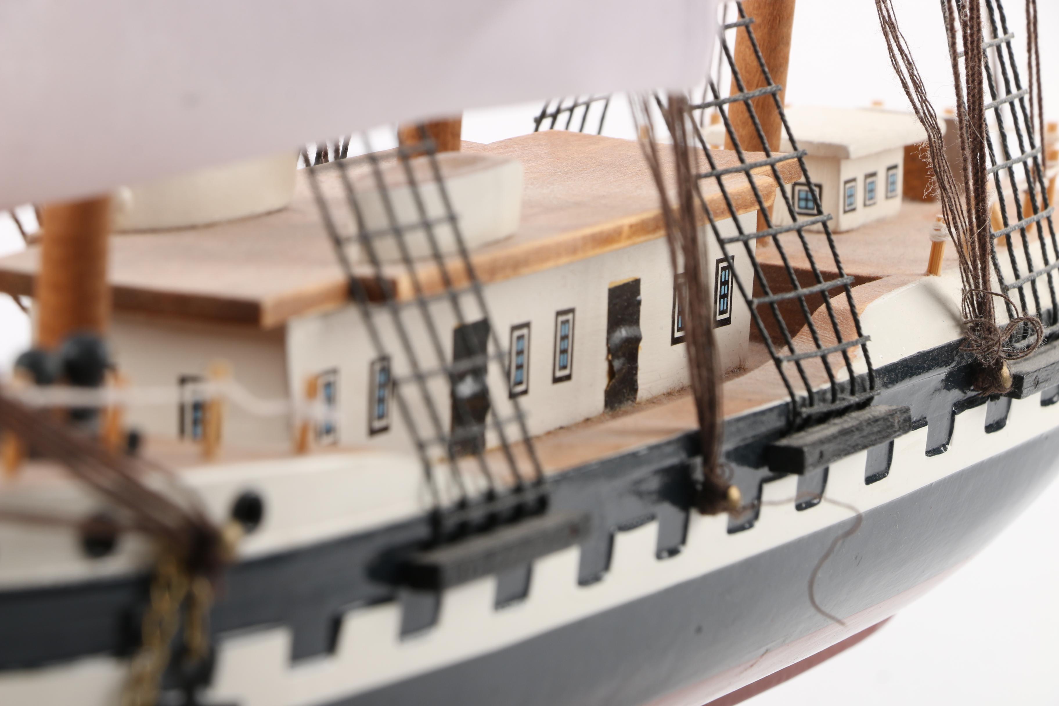 French Sailing Ship "Belem" Model