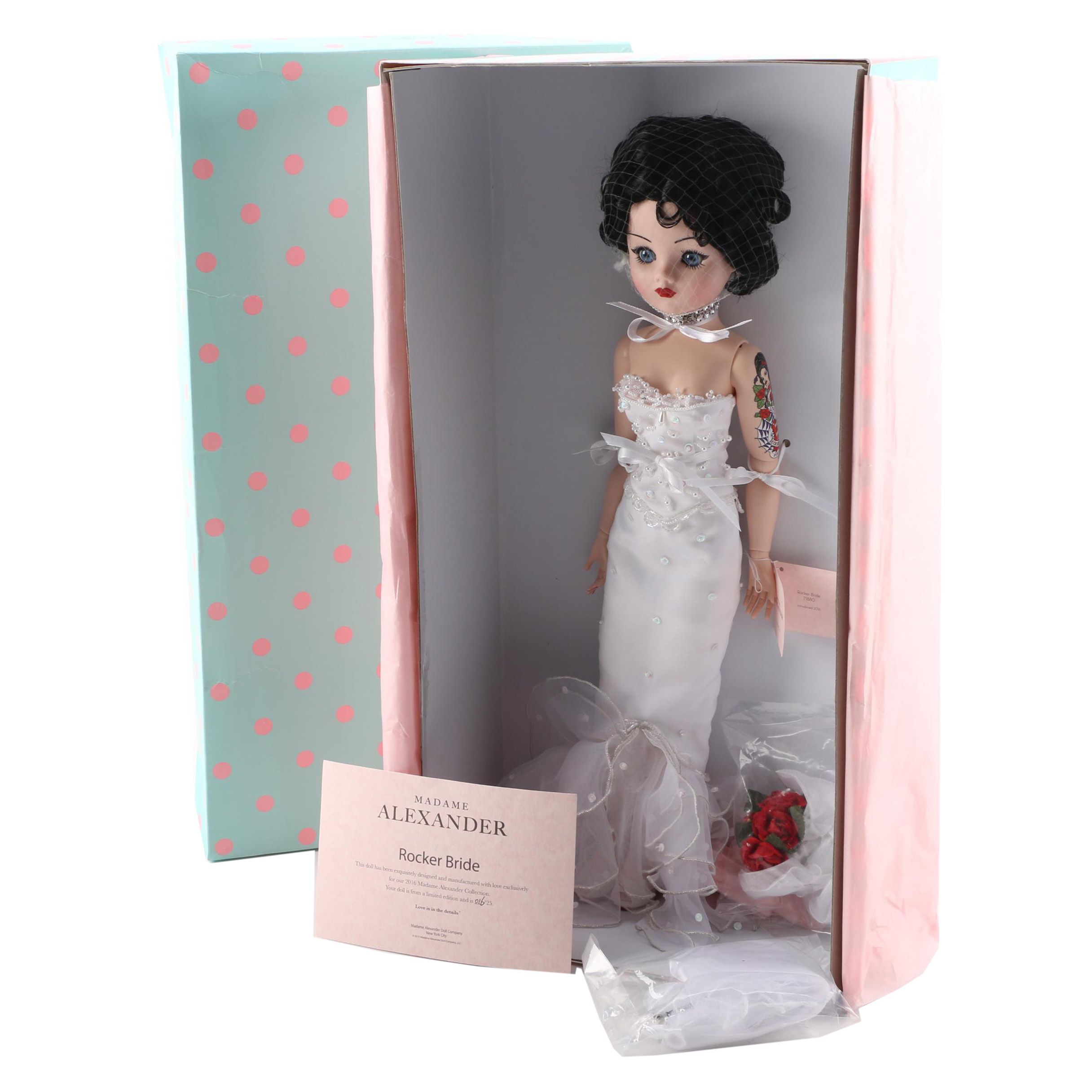 2016 Madame Alexander Limited Edition "Rocker Bride" Doll