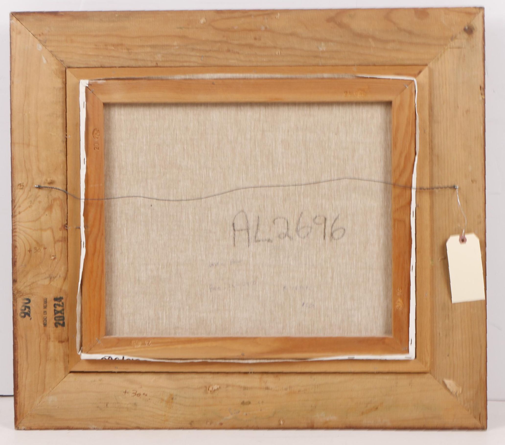 Oil Painting of House by a Lake