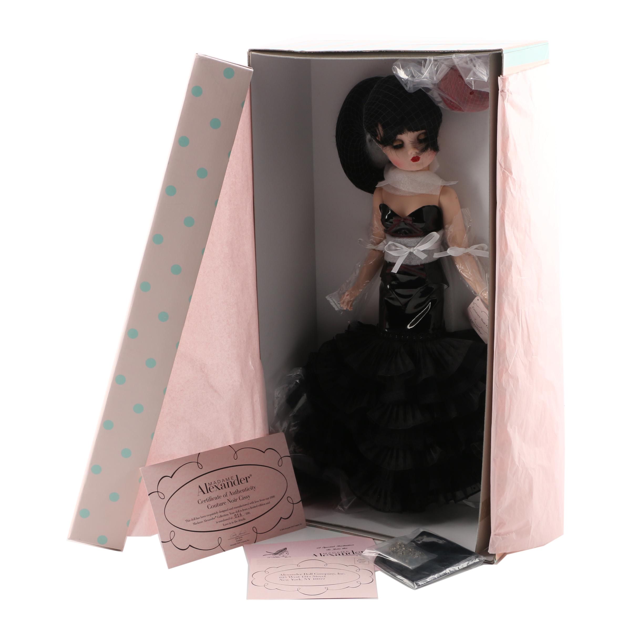 Madame Alexander Limited Edition "Couture Noir Cissy" Doll