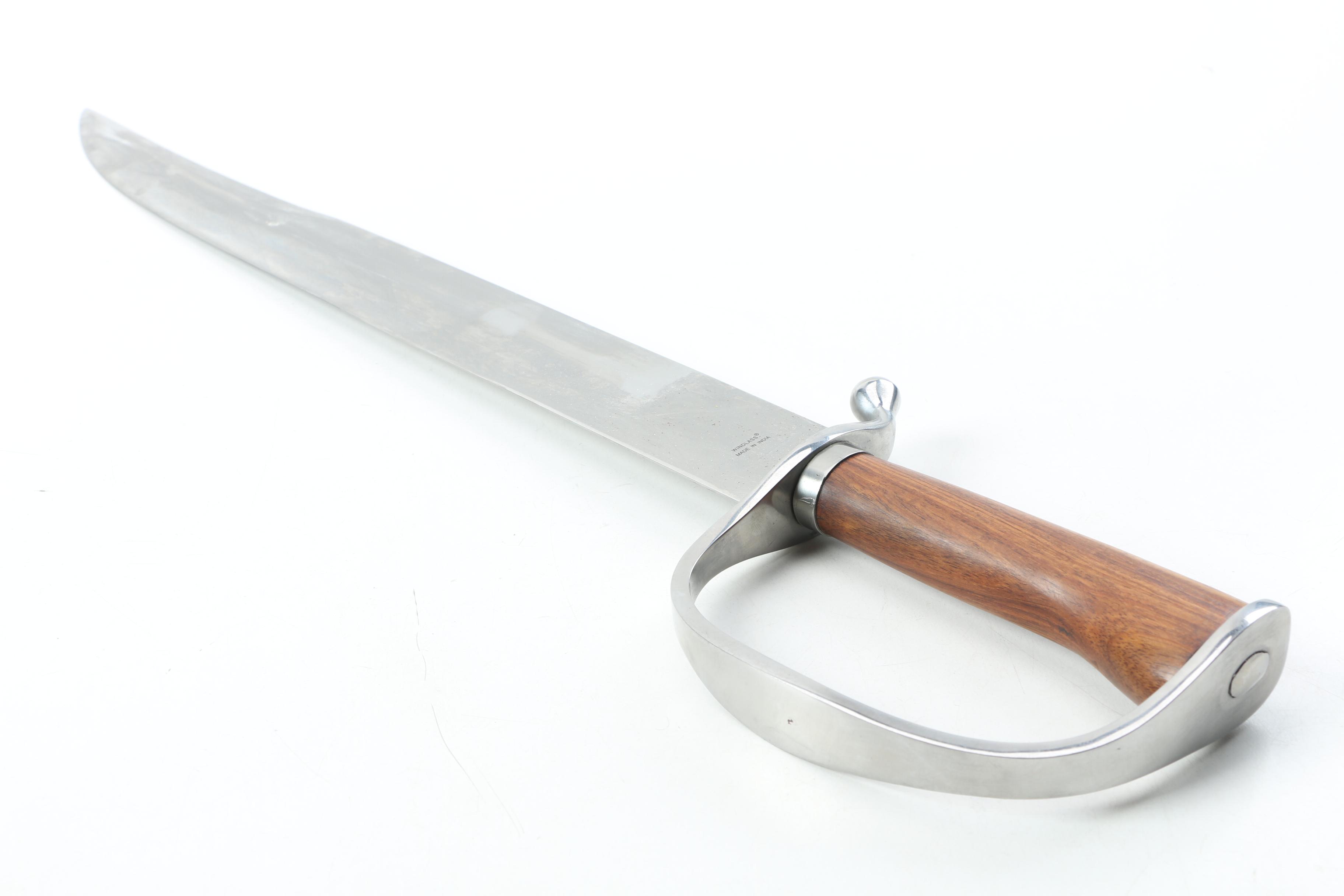Cutlass by Windlass Steelcraft with Leather Scabbard