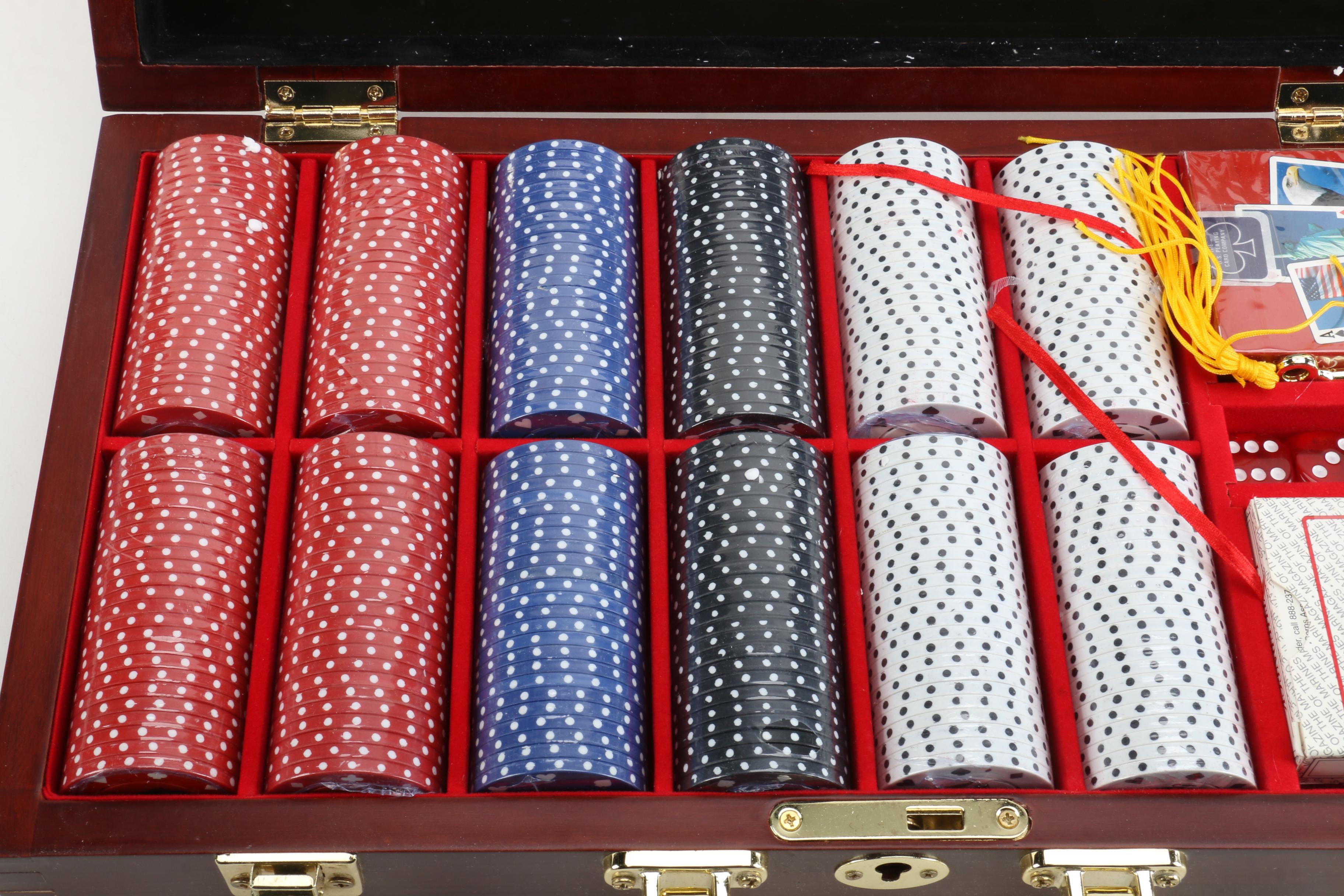 U.S. Marine Corps Poker Set
