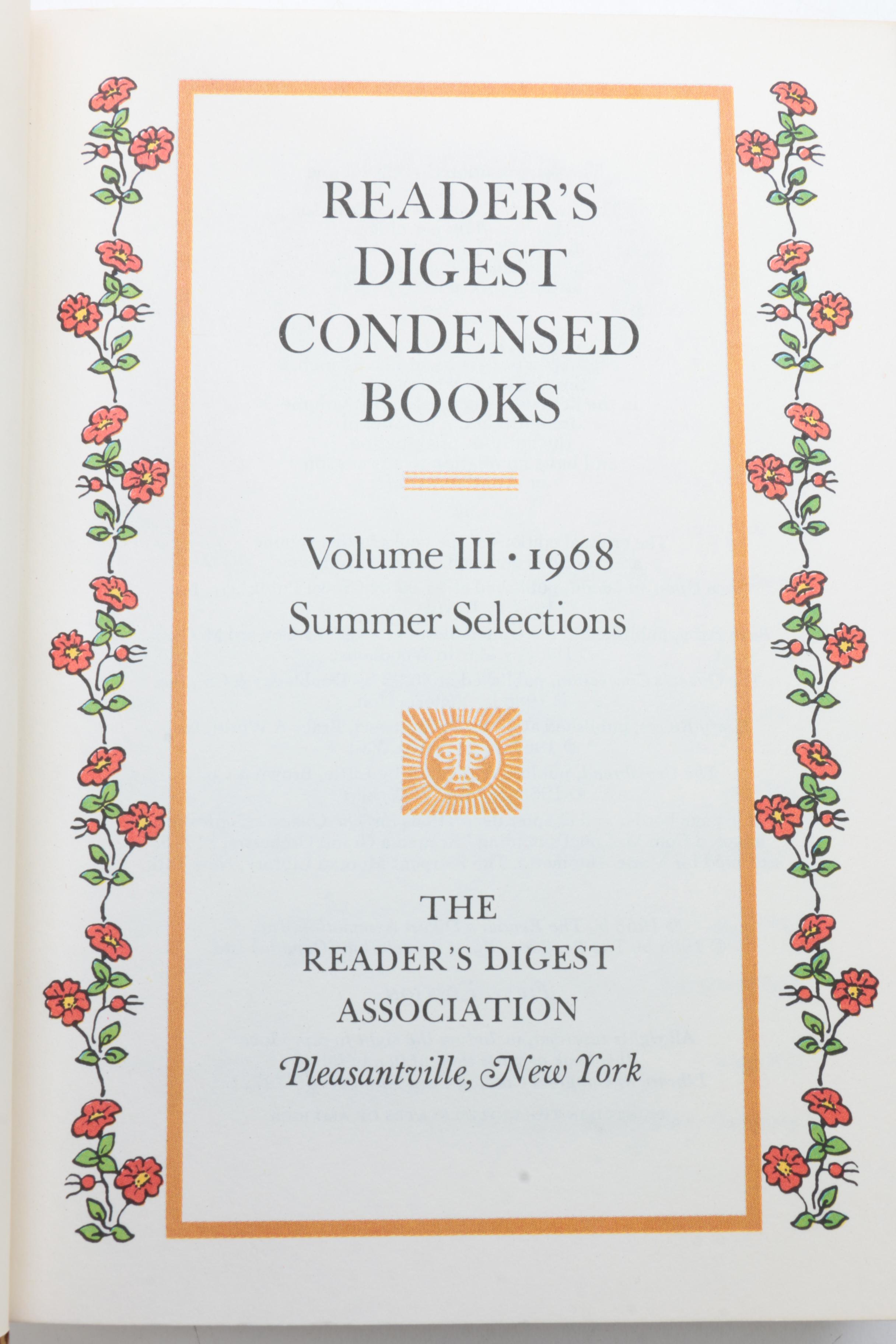 "Reader's Digest Condensed Books"