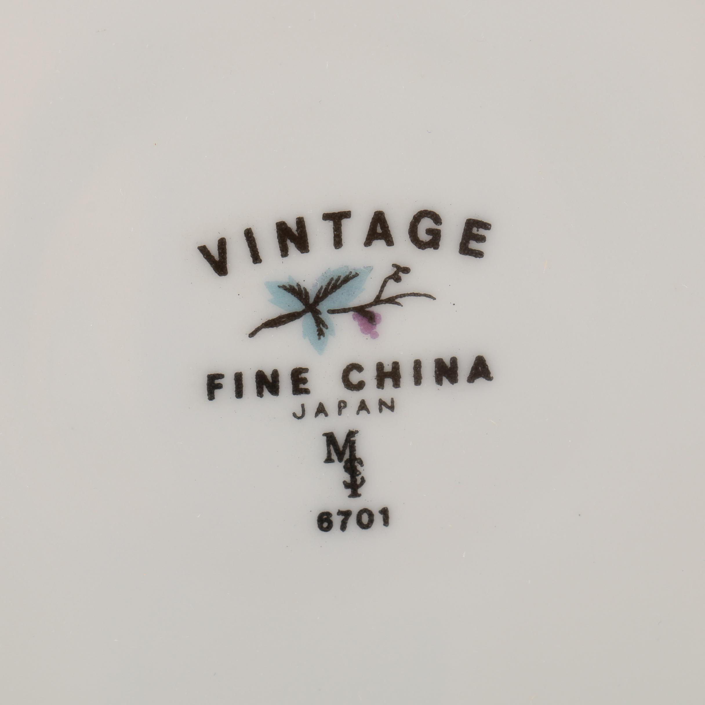 Fine China of Japan "Vintage" Tableware
