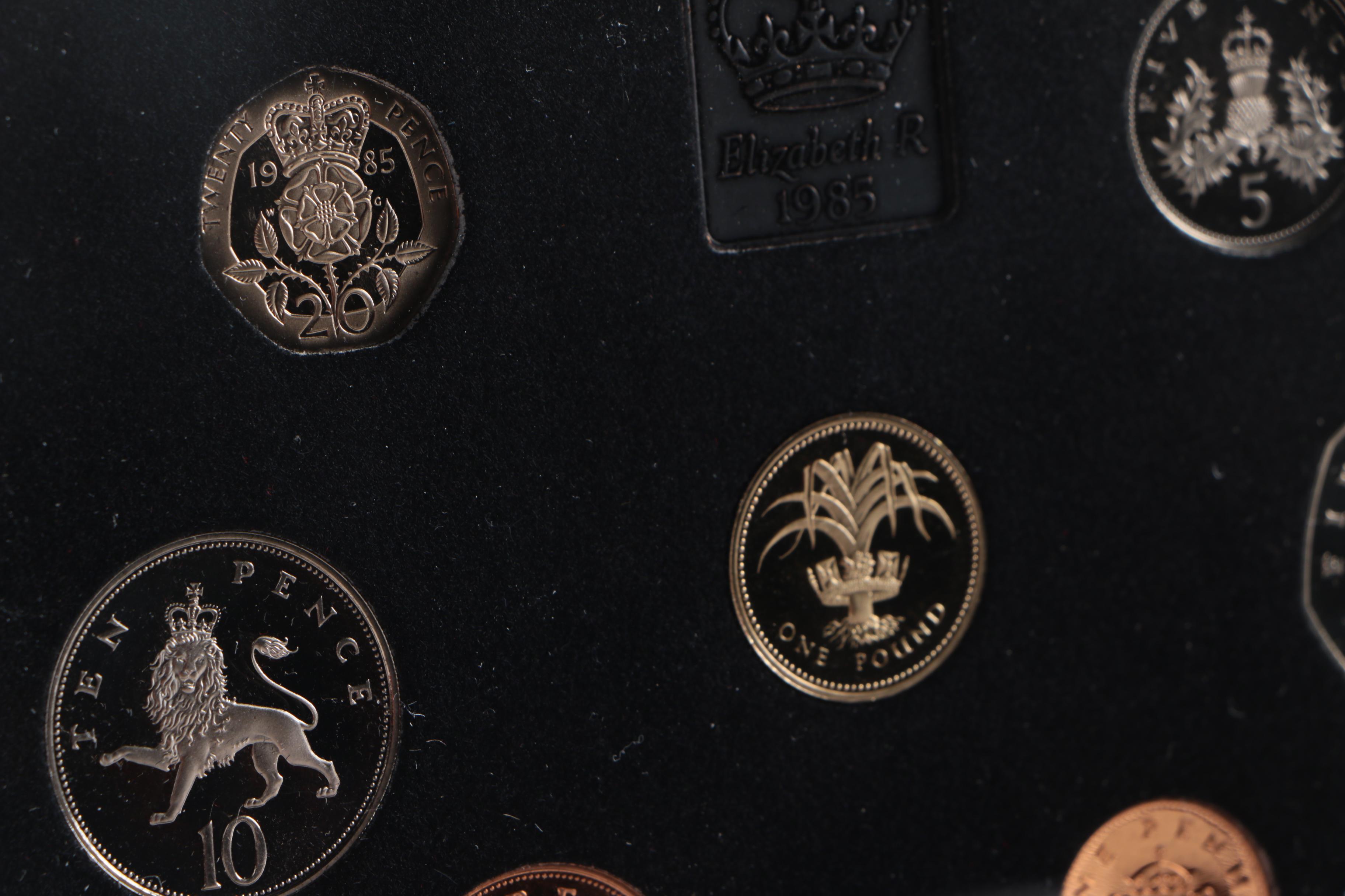 Group of British Collectible Coins and a Calculator