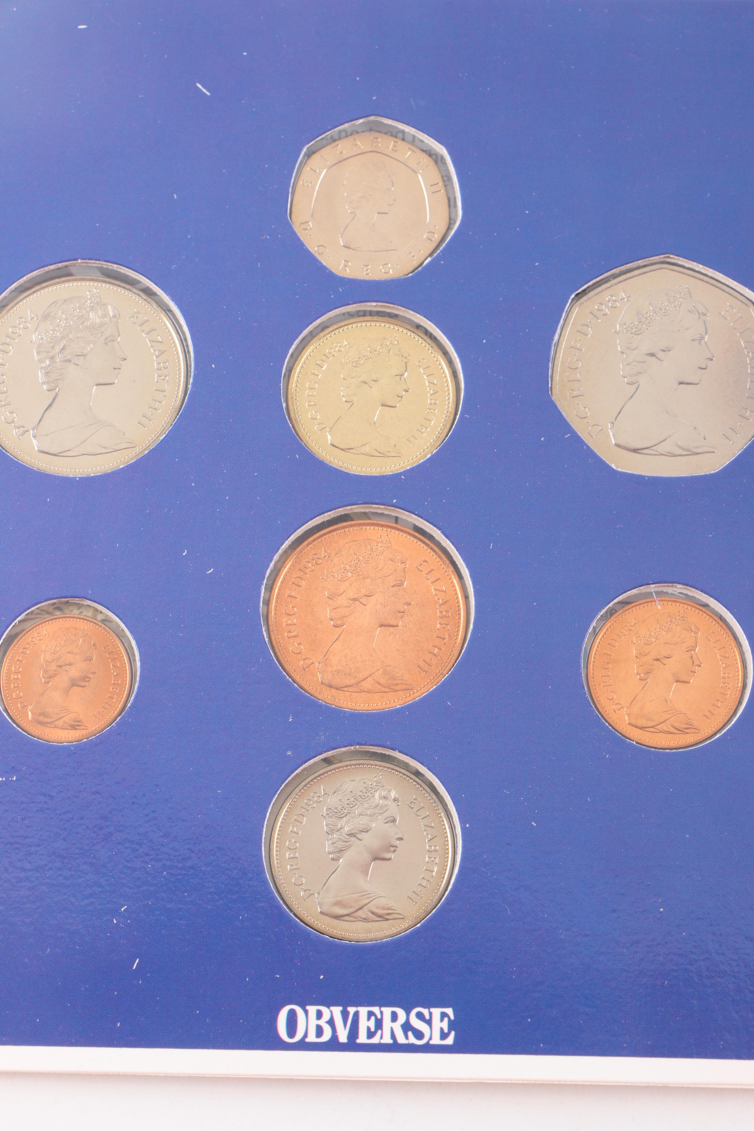 Group of British Collectible Coins and a Calculator