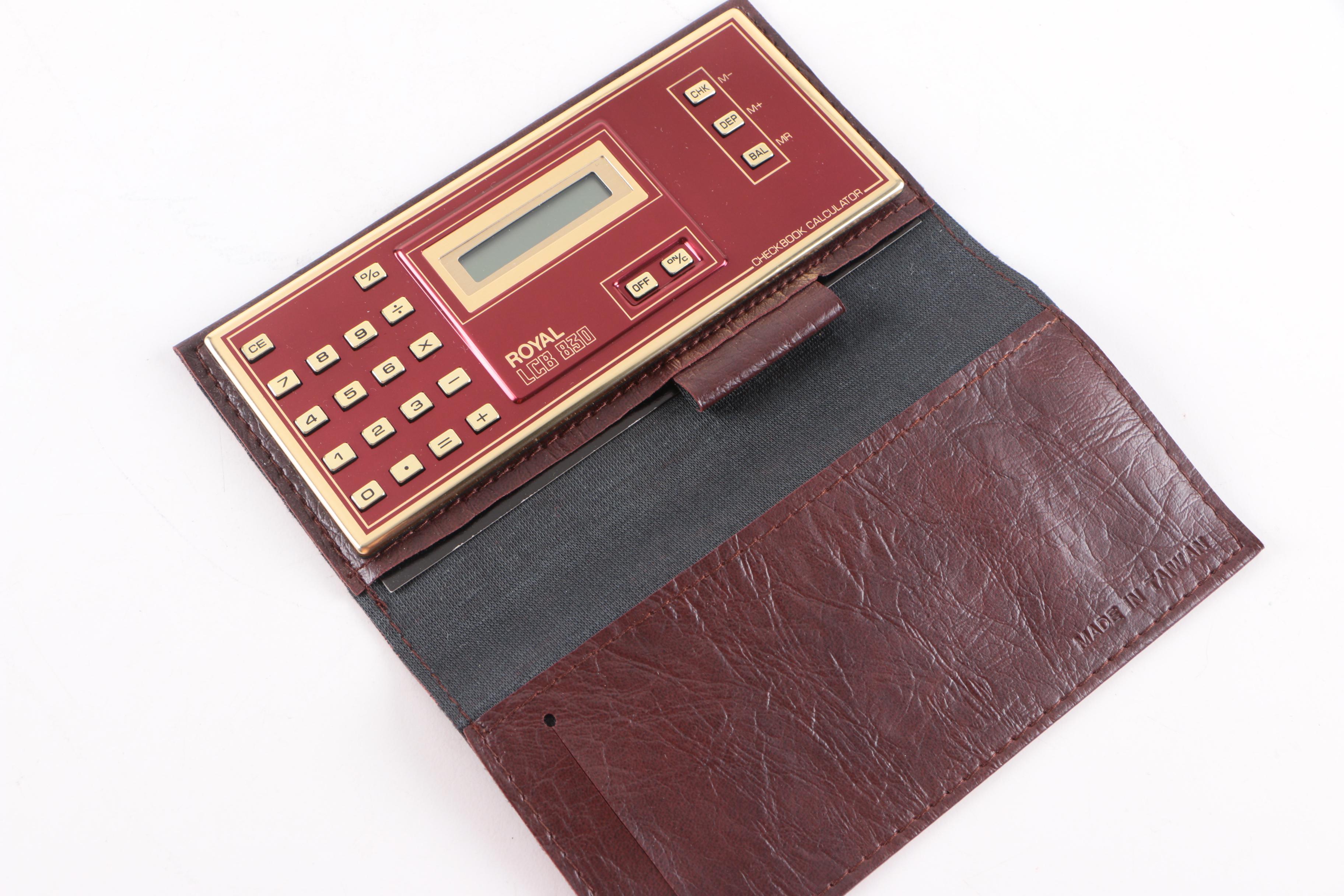 Group of British Collectible Coins and a Calculator