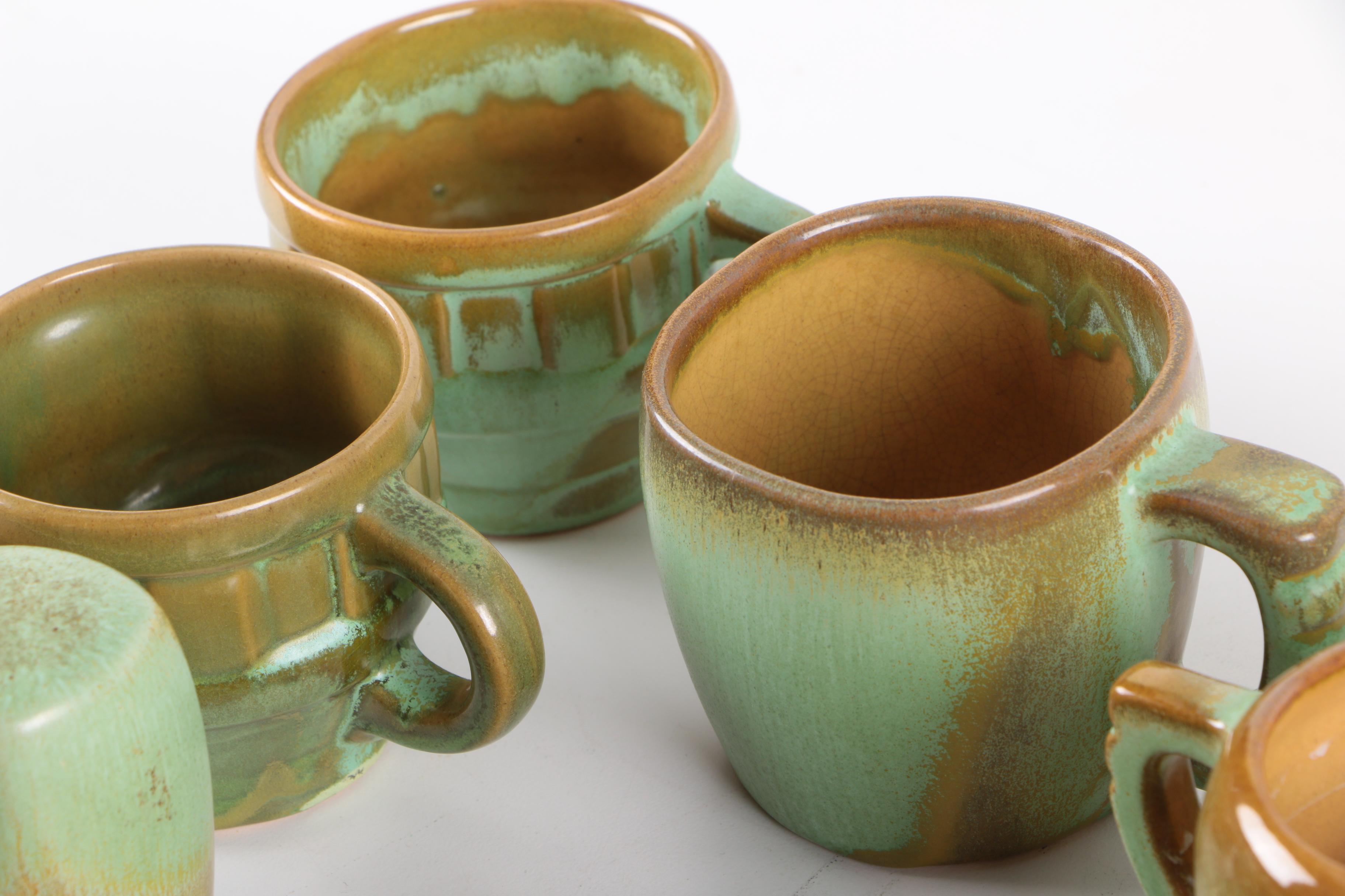 Frankoma Pottery "Plainsman" and "Lazy Bones" Dinnerware