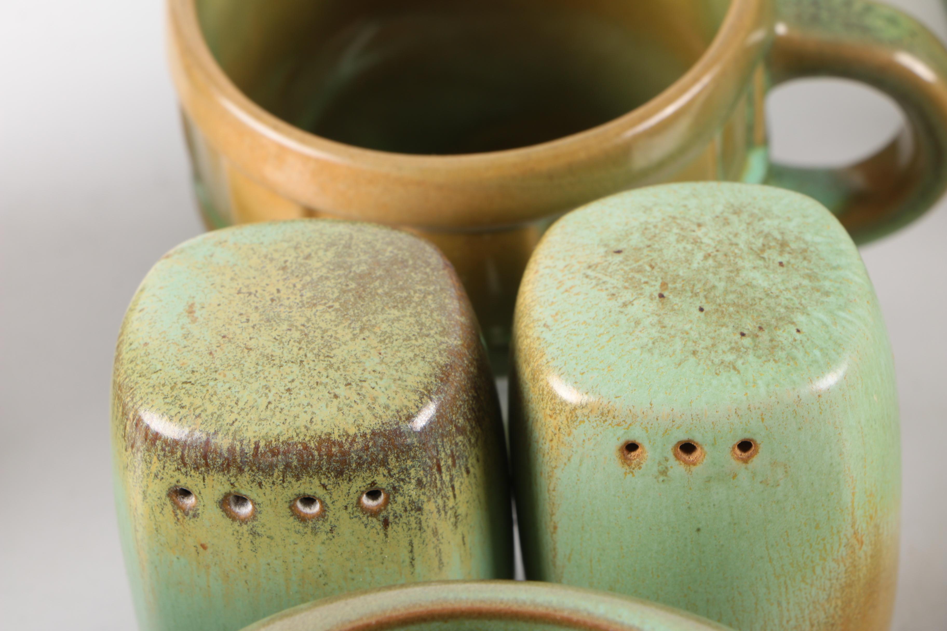 Frankoma Pottery "Plainsman" and "Lazy Bones" Dinnerware