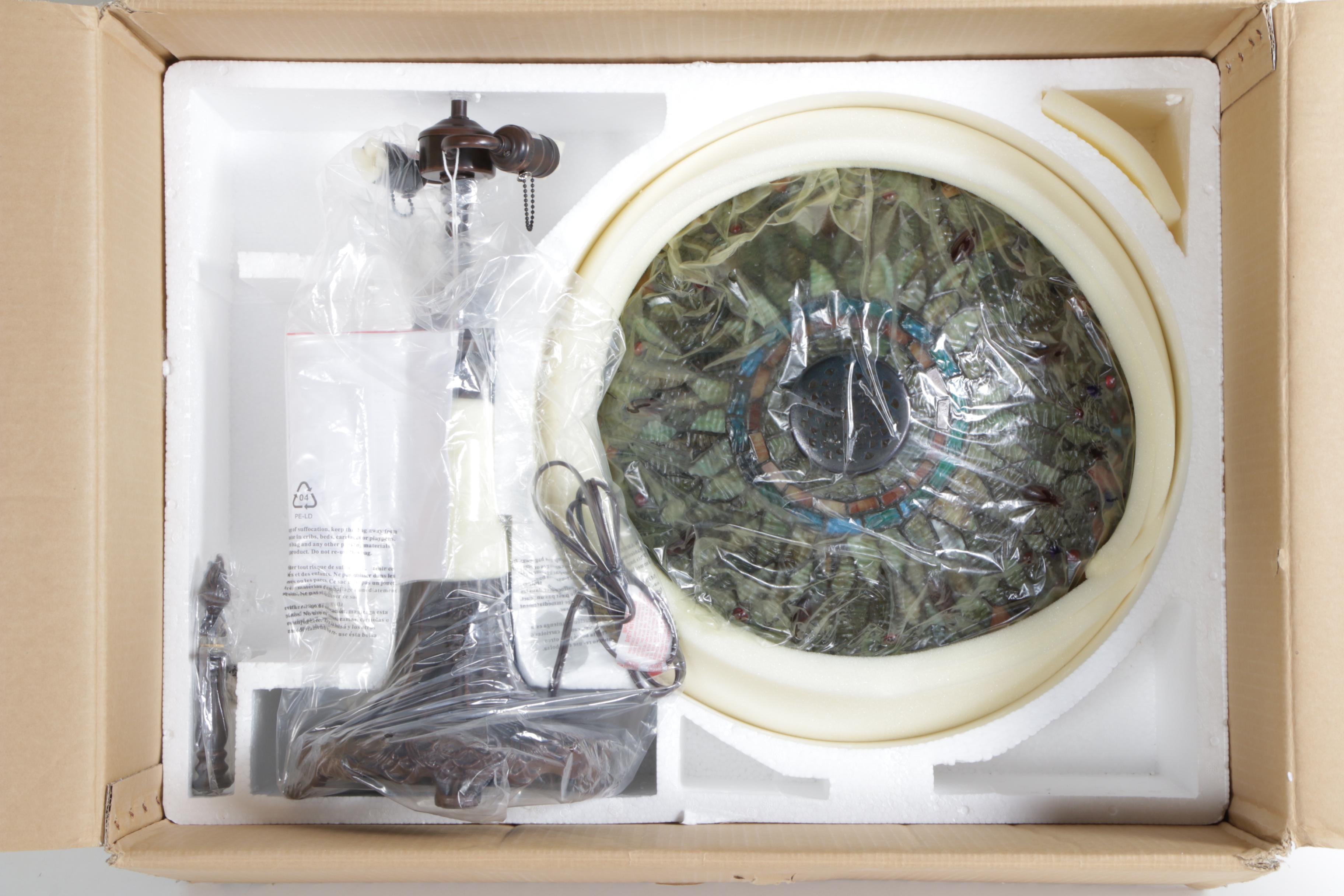 Dale Tiffany Limited Edition "Jeweled Dragonfly" Table Lamp