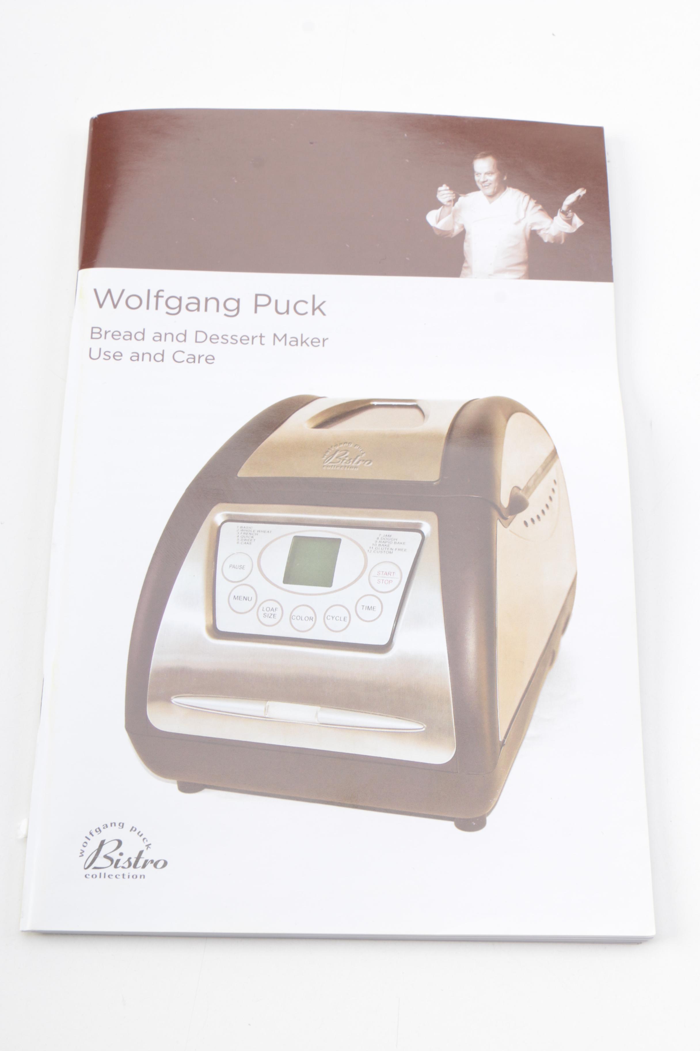 Wolfgang Puck Bistro Collection Bread and Dessert Maker BBME025