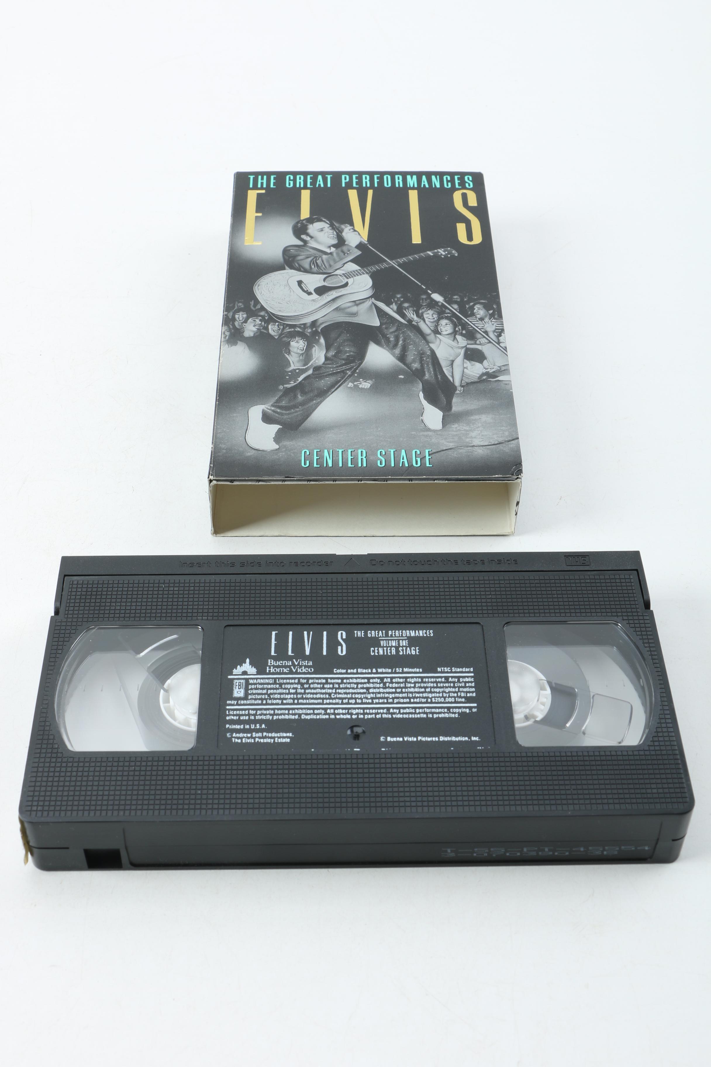 Elvis Figurine, Music Box, Record, CD and Tape Box Sets, And Other Collectibles