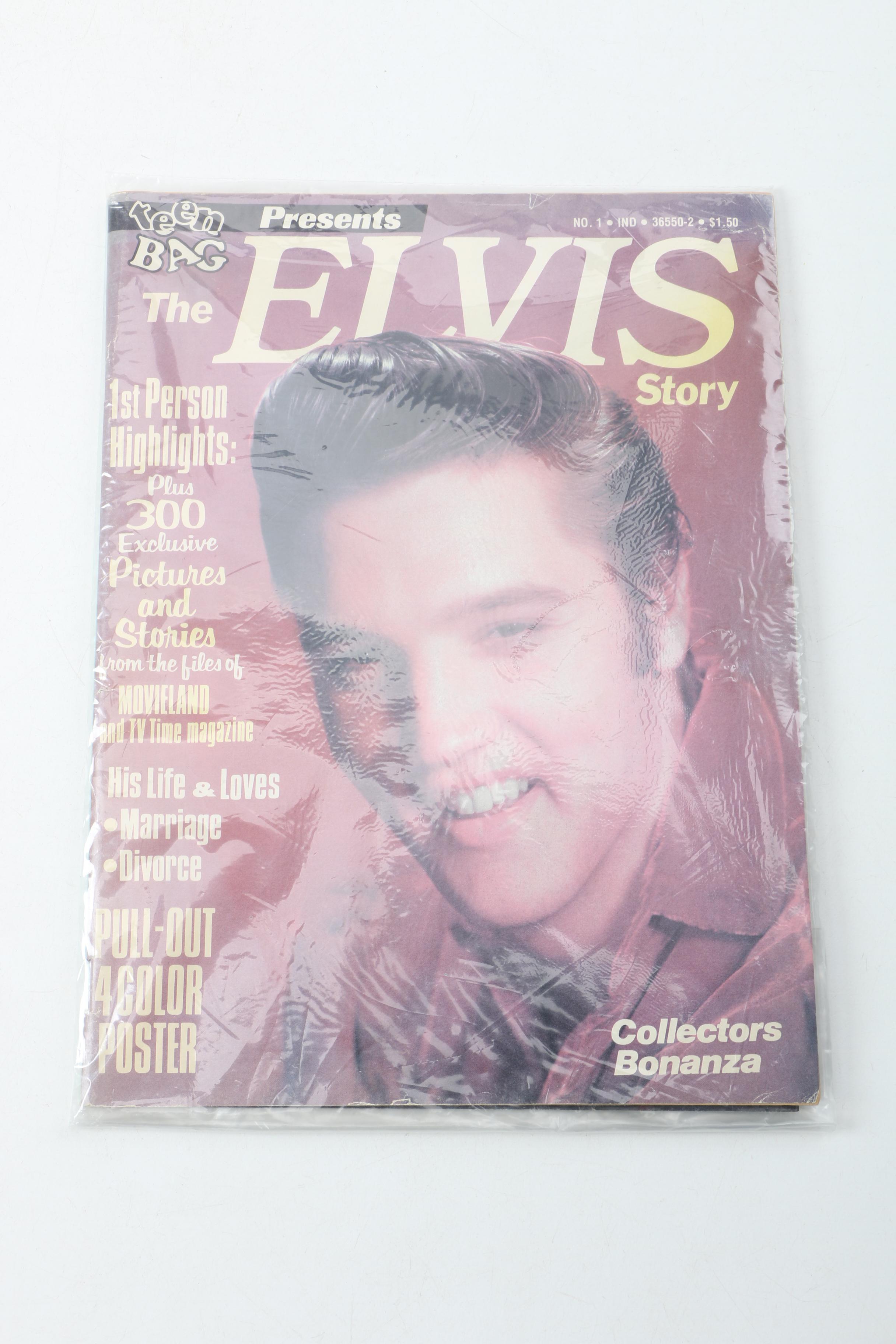 Elvis Figurine, Music Box, Record, CD and Tape Box Sets, And Other Collectibles