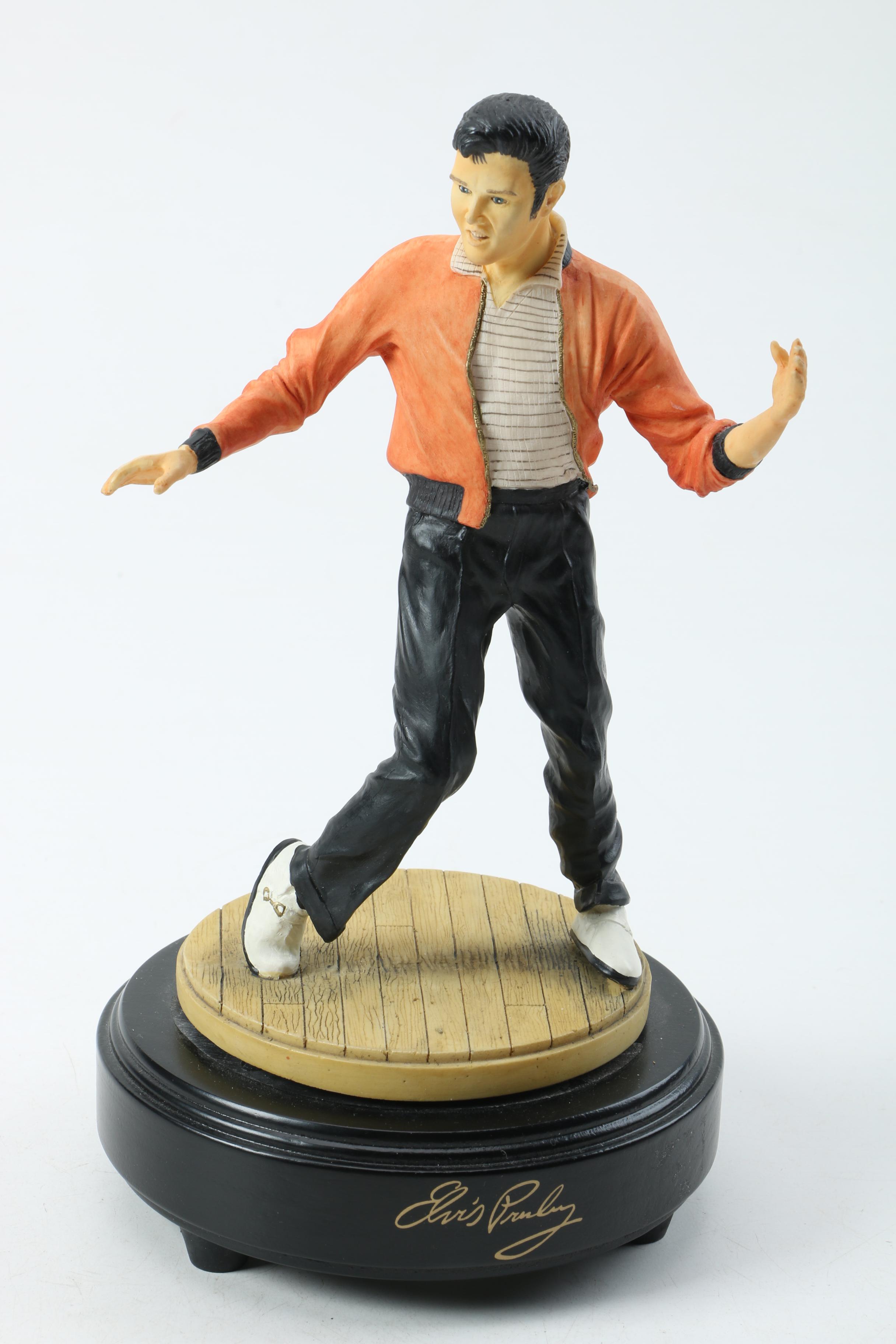 Elvis Figurine, Music Box, Record, CD and Tape Box Sets, And Other Collectibles