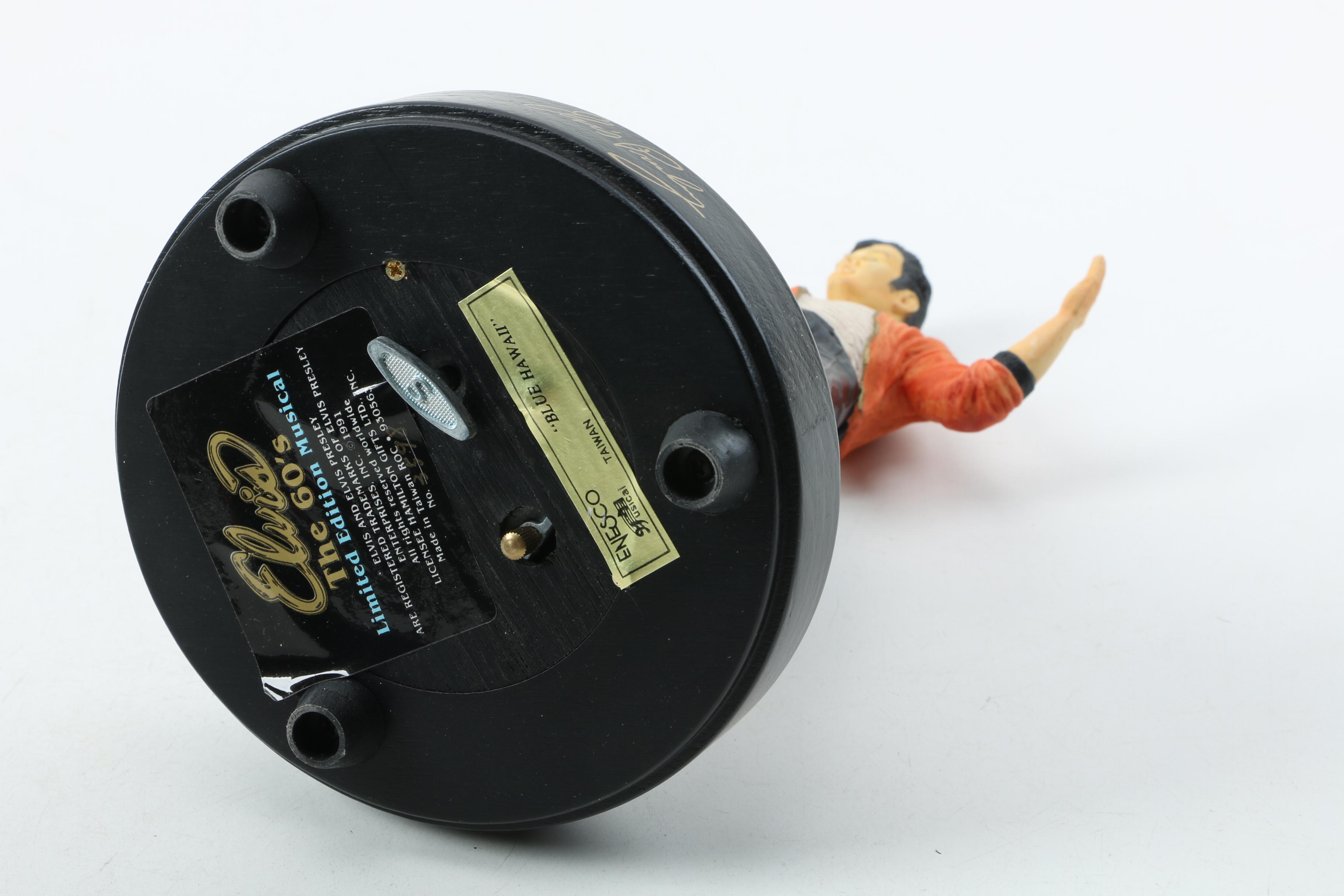 Elvis Figurine, Music Box, Record, CD and Tape Box Sets, And Other Collectibles