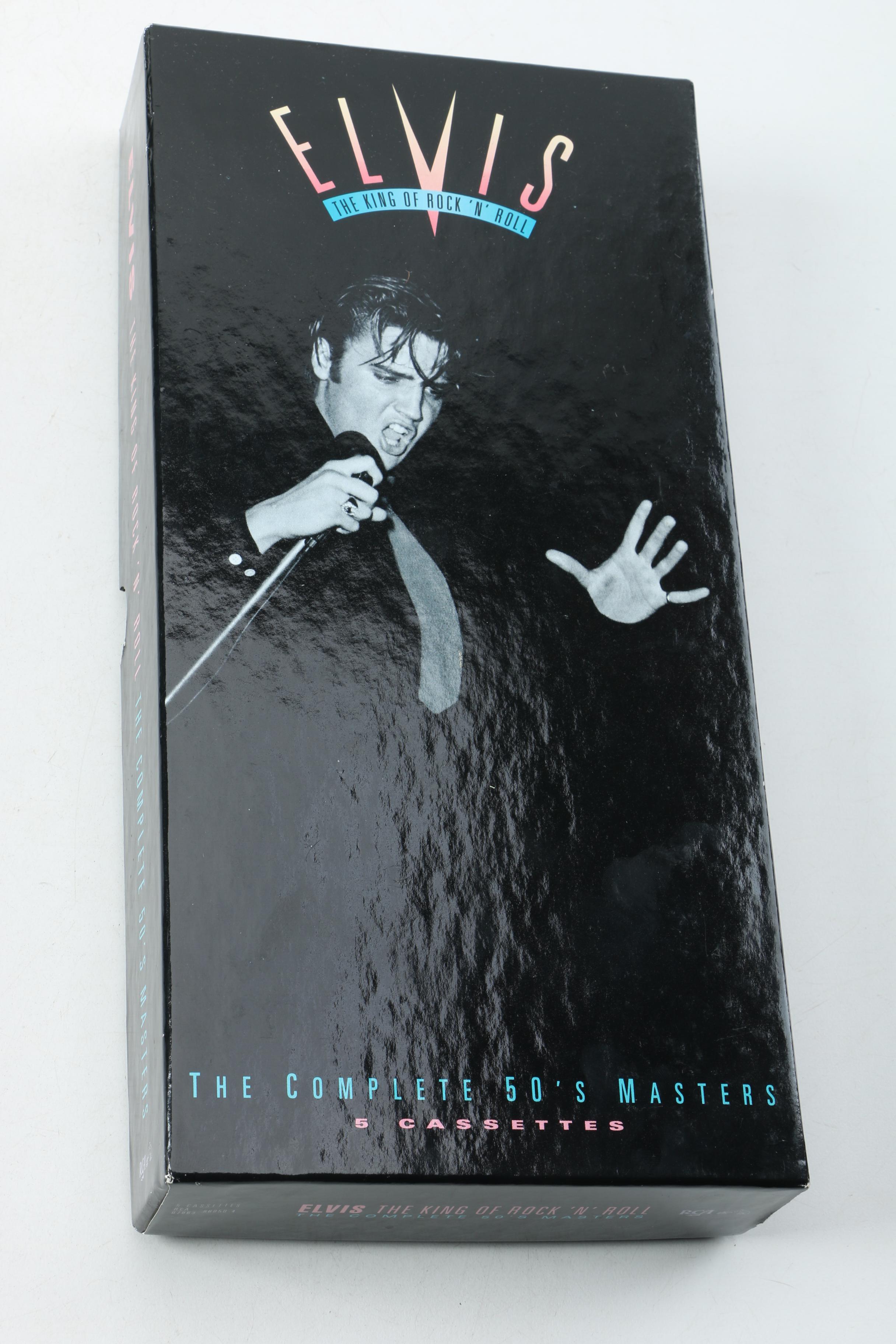 Elvis Figurine, Music Box, Record, CD and Tape Box Sets, And Other Collectibles