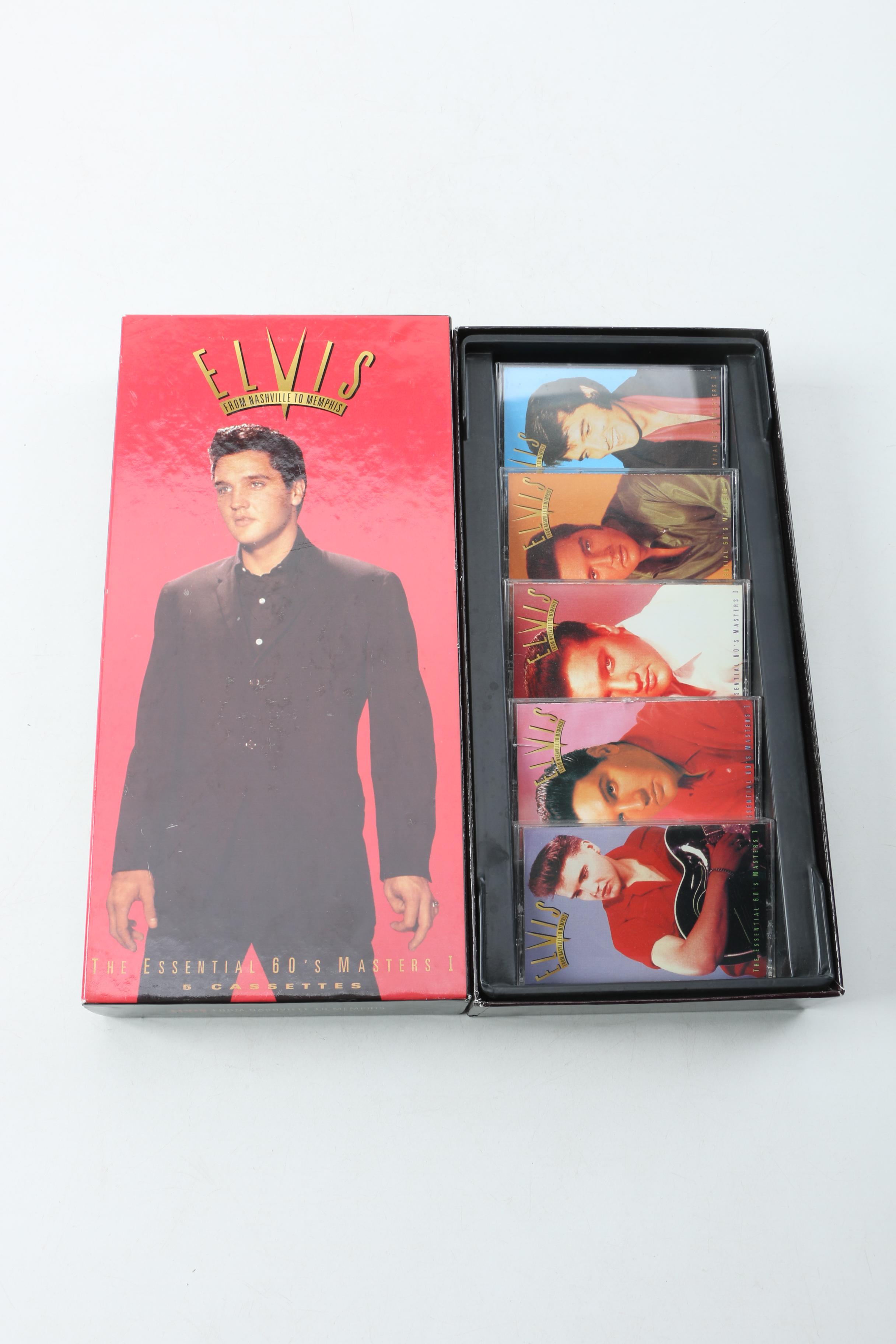 Elvis Figurine, Music Box, Record, CD and Tape Box Sets, And Other Collectibles