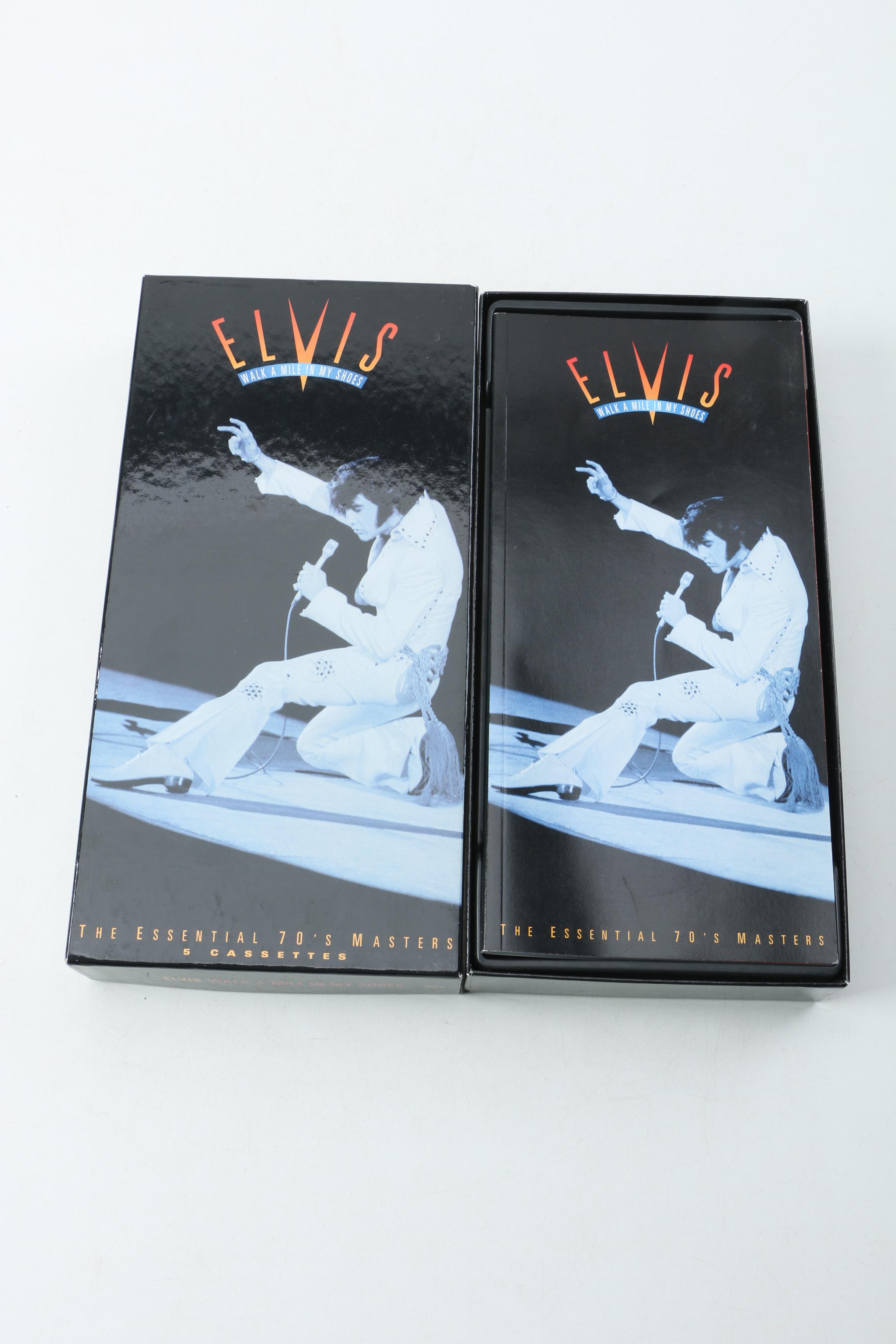 Elvis Figurine, Music Box, Record, CD and Tape Box Sets, And Other Collectibles